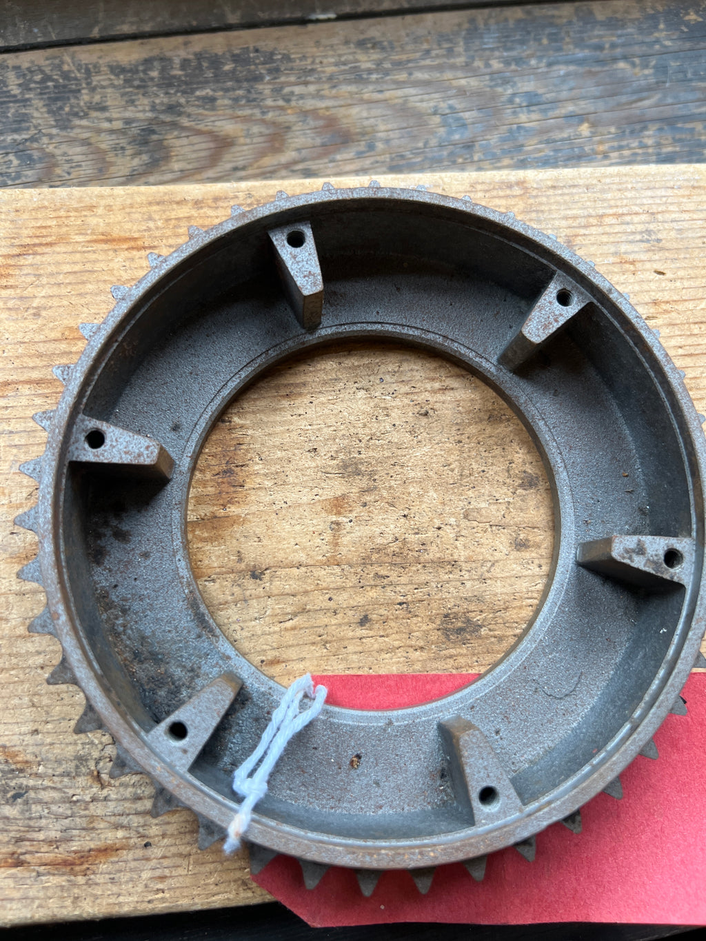 Triumph T160 primary shock absorber duplex sprocket 43T NOS