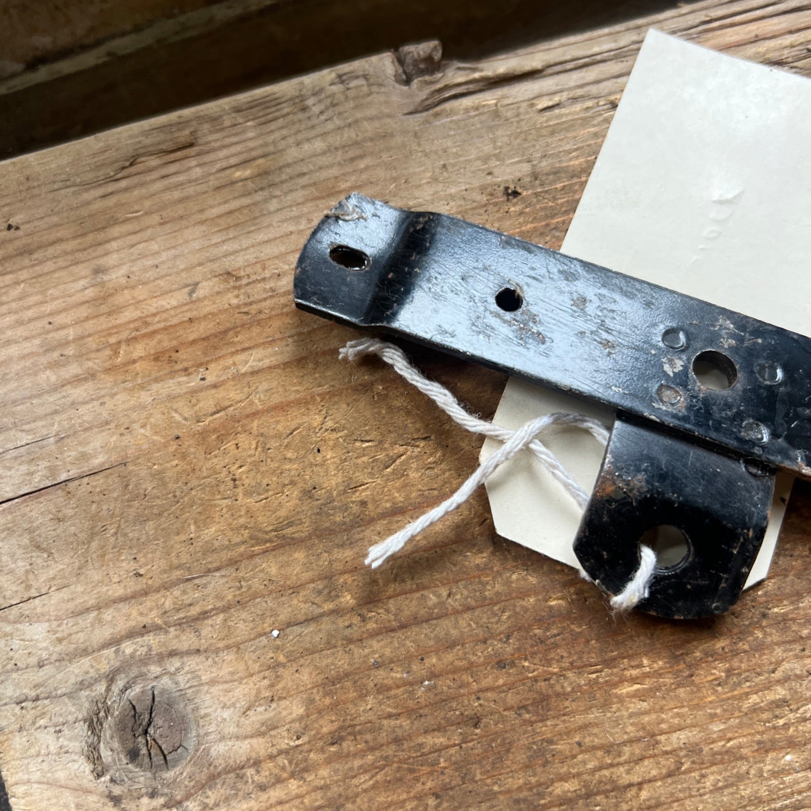 BSA D10 centre panel rectifier bracket 90-9369