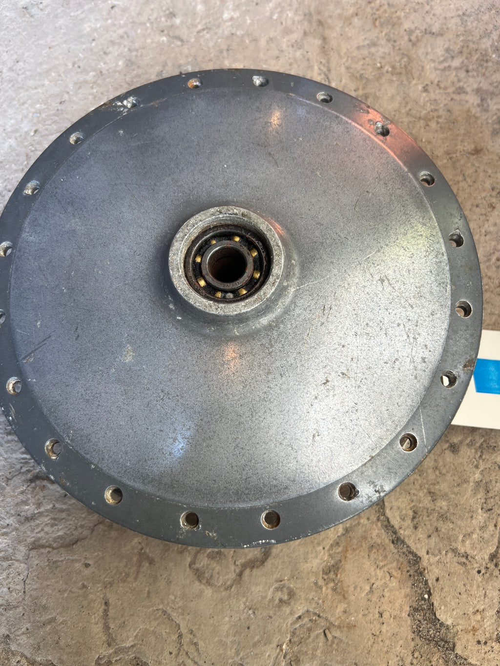 Classic Bike Norton Featherbed Early Full Width Front Hub 1/2 Alloy 1/2 Iron