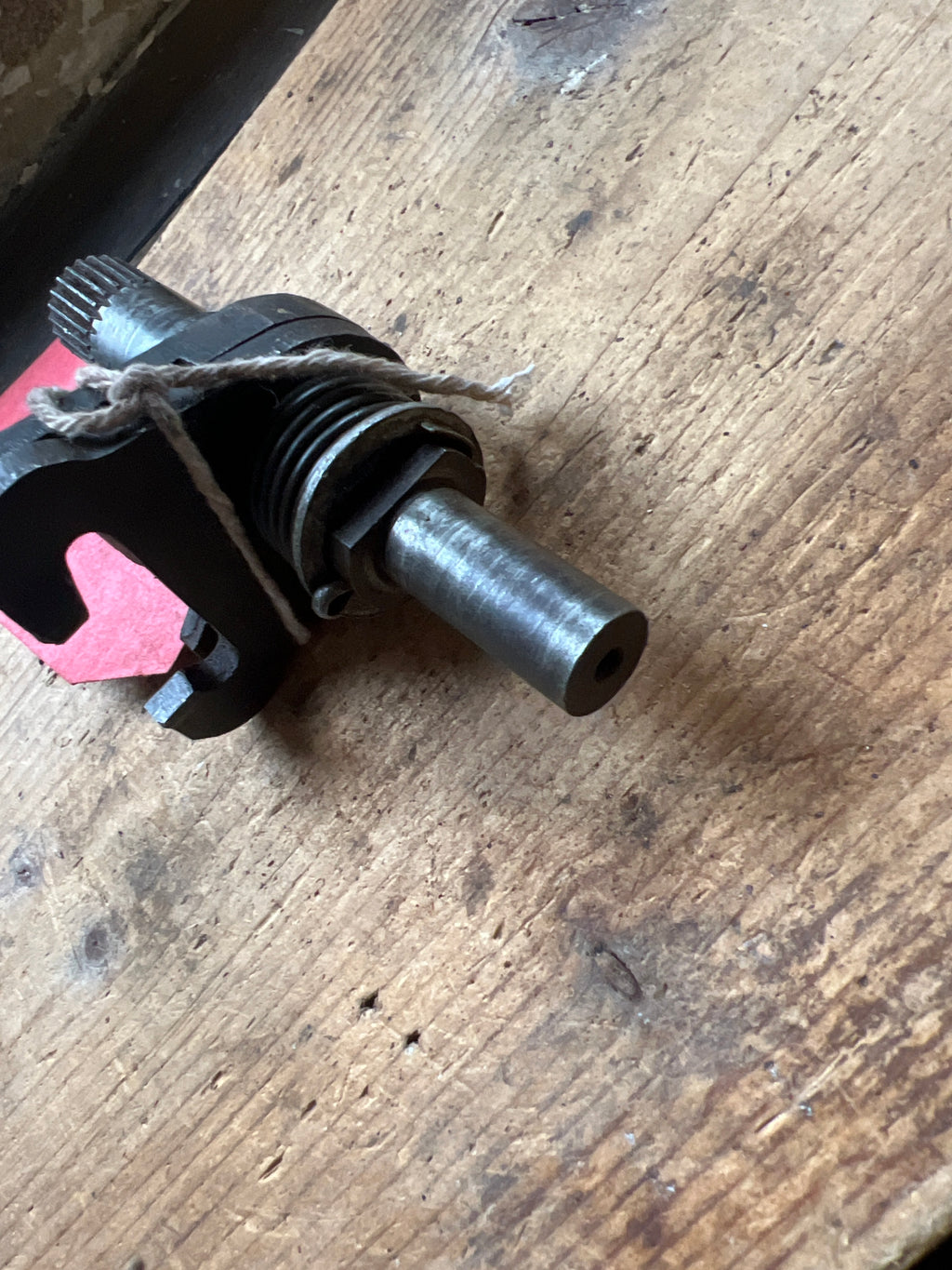 BSA A7/A10 etc swinging arm type gearbox 4 speed selector spindle gear change shaft 67-3335
