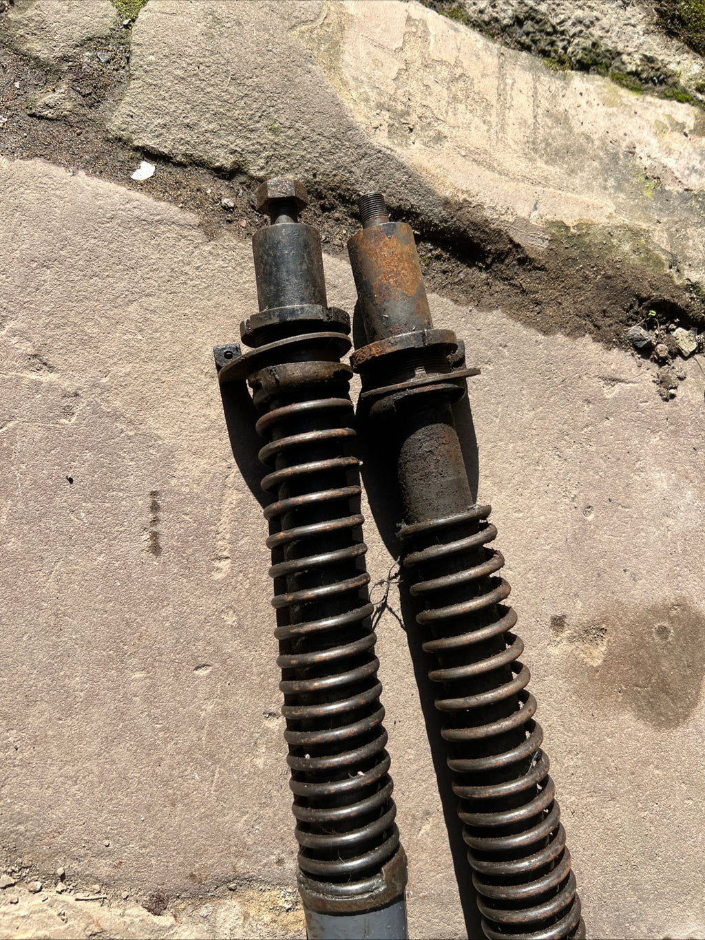 Velocette LE front fork legs used