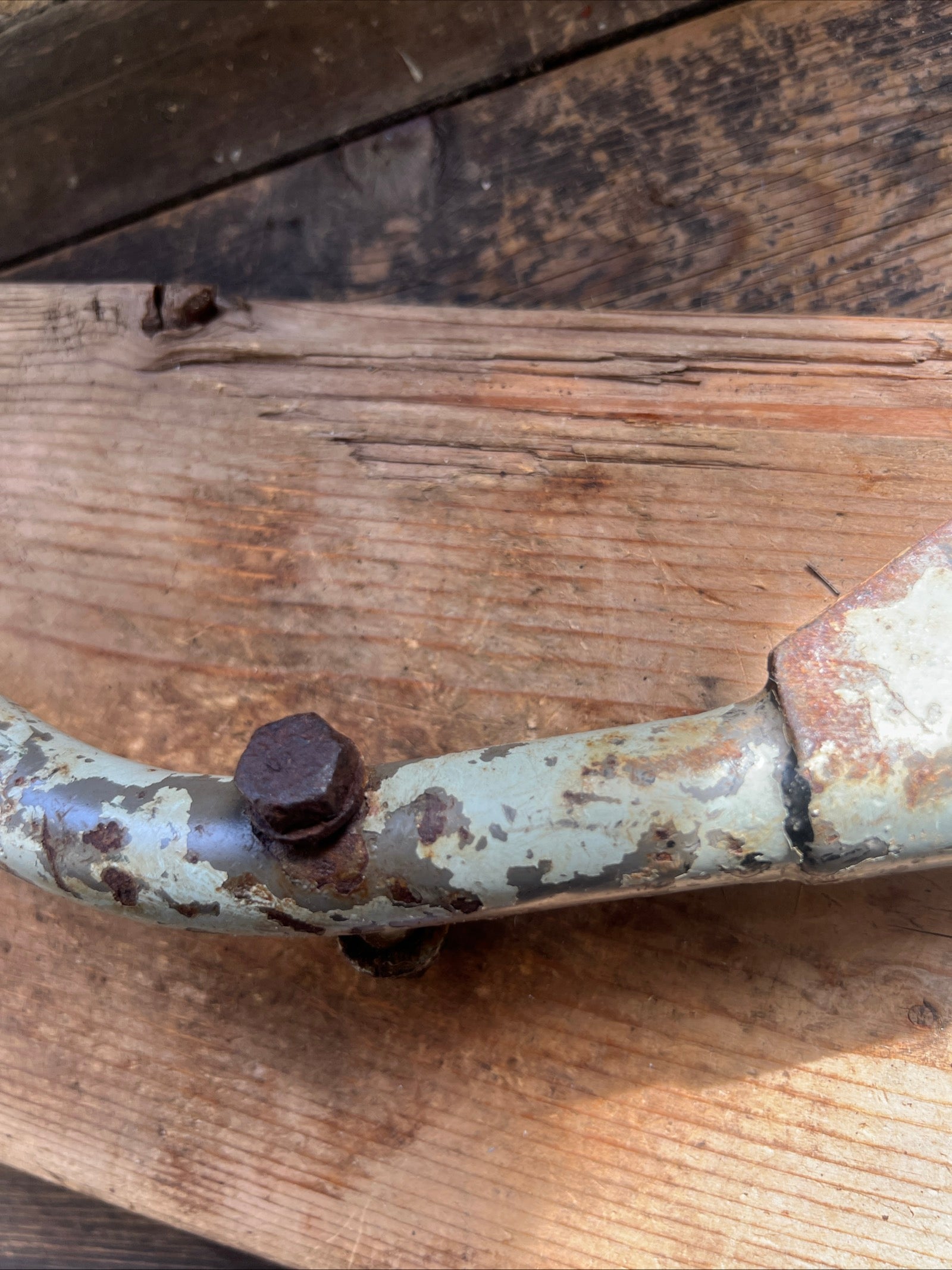 28-6732 BSA C12 Rear mudguard stay near side