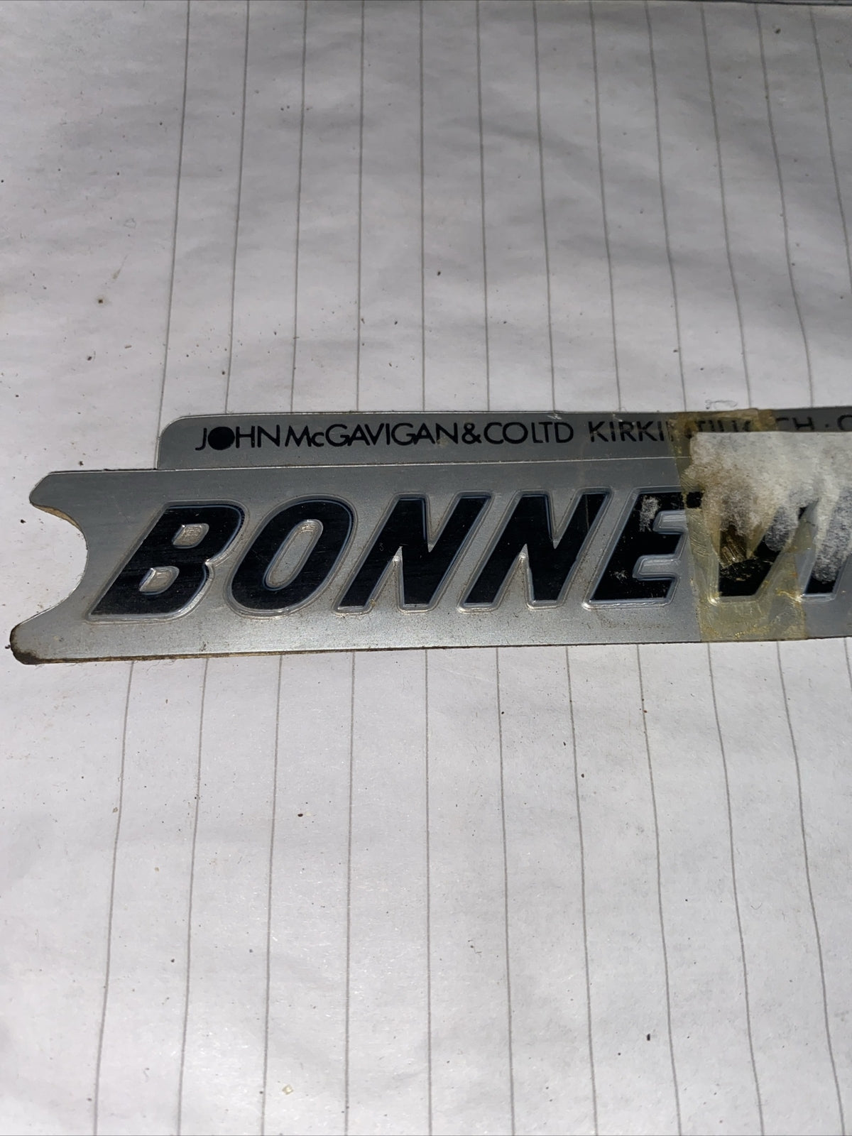 Triumph Bonneville 750 Silver Pair Of Side Panel Decals