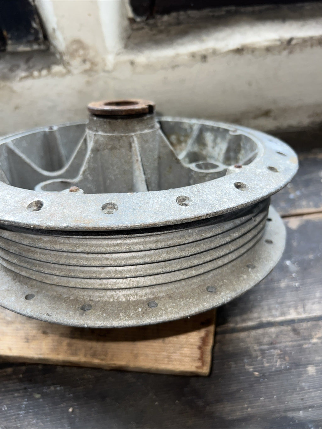 Norton Featherbed Alloy Rear Wheel Hub Bare Good Second Hand