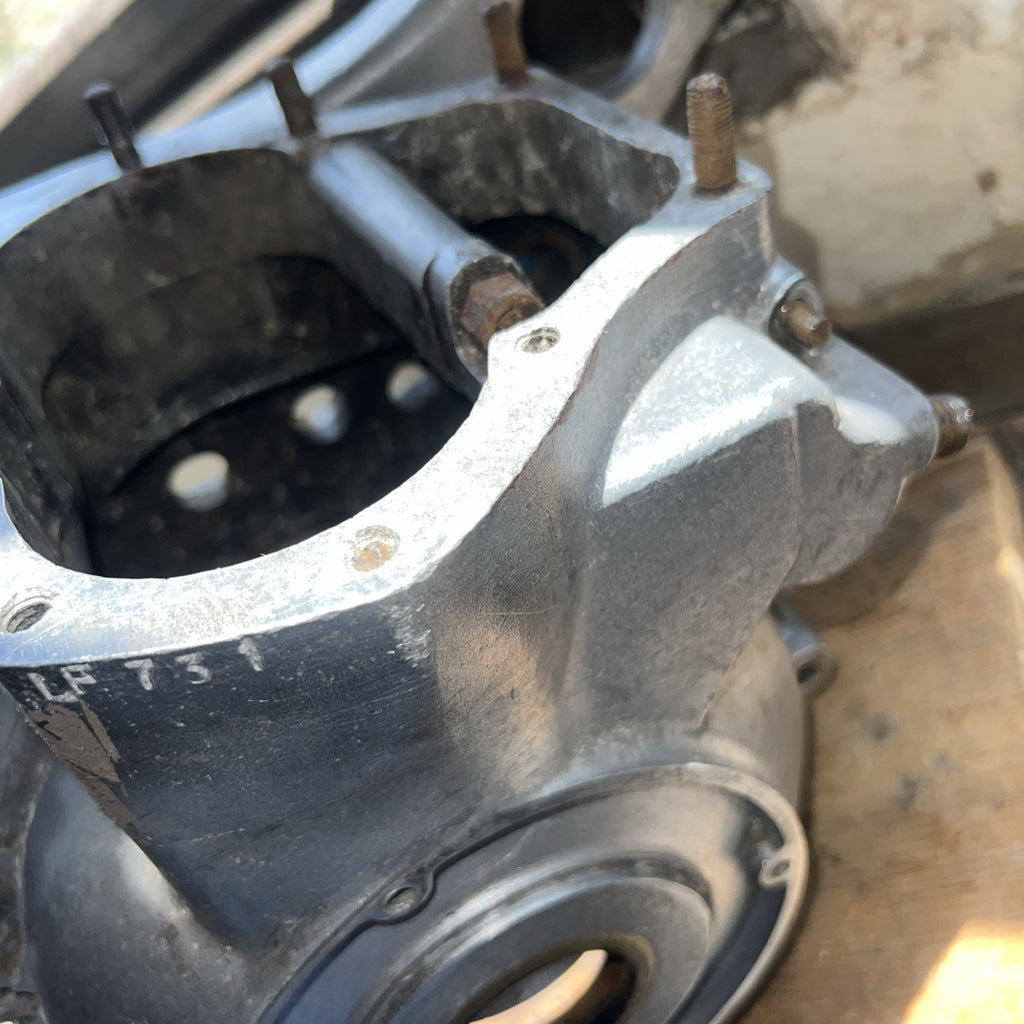 Ariel 650 Huntmaster Crankcases Marked LF731