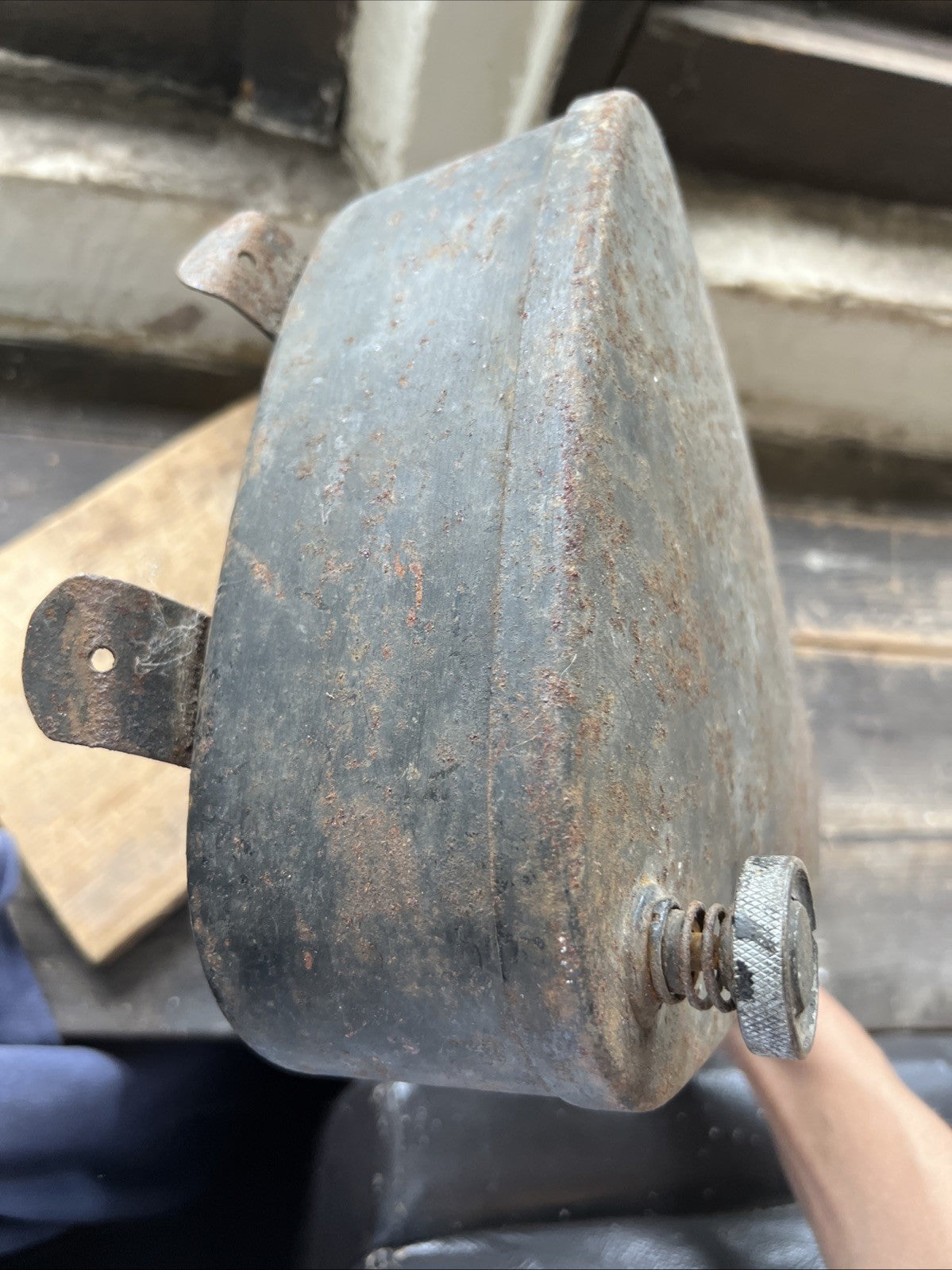 Old Rigid Frame Tool Box 3 1/4 “ Deep