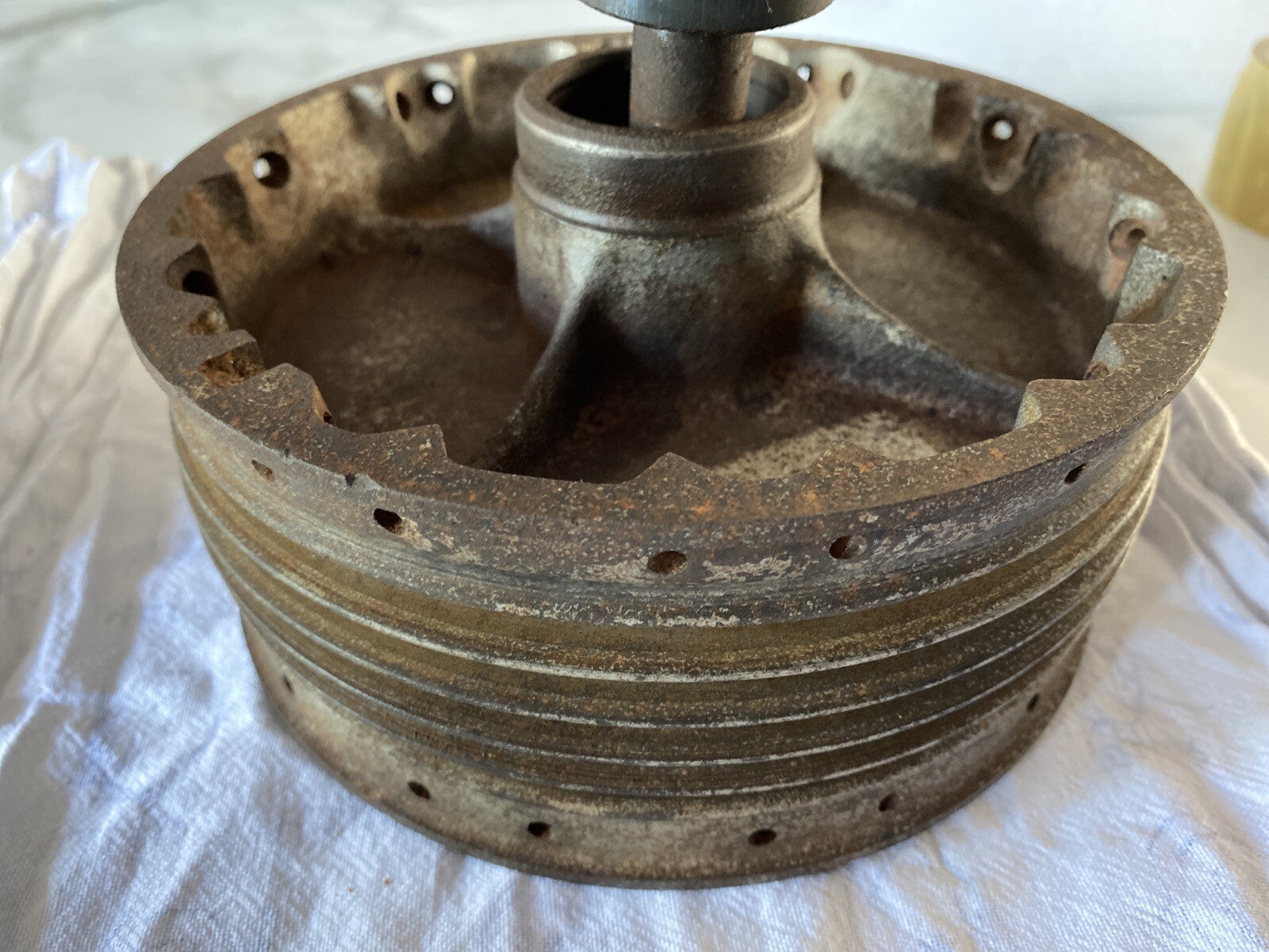 BSA C15 Front Hub With Spindle Classic Bike Motorbike Part
