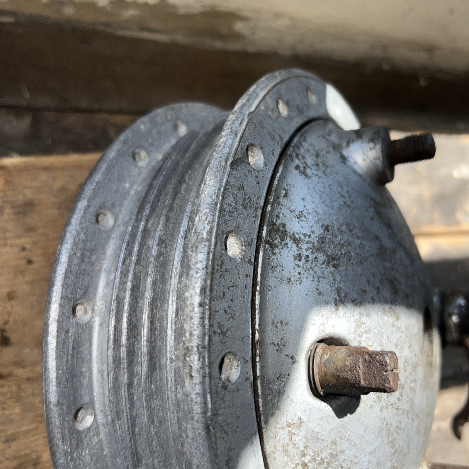 Ariel BSA Full Width Alloy Front Hub Complete With Brake
