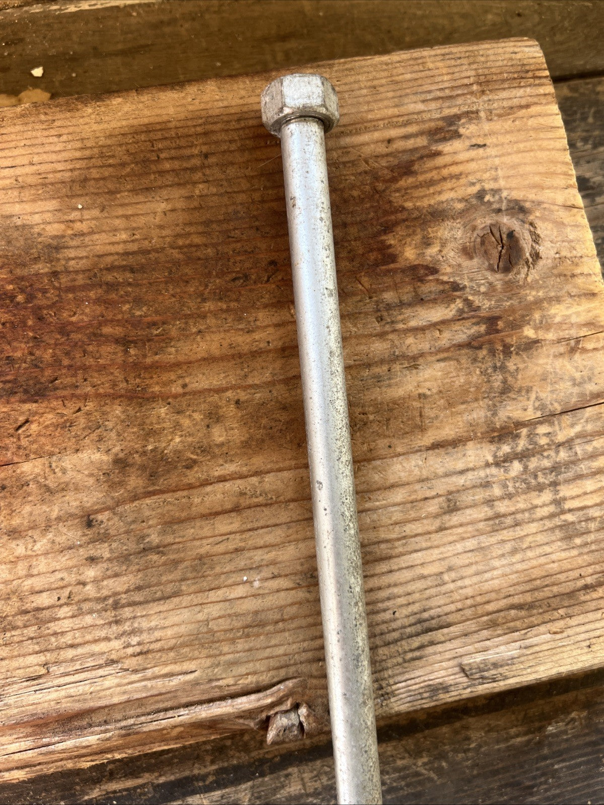 Triumph/BSA Long Bolt 8 7/8” Under head .431” Thick NOS