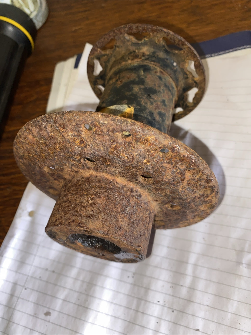 British Triumph Bolt On Type Spool Rear Hub
