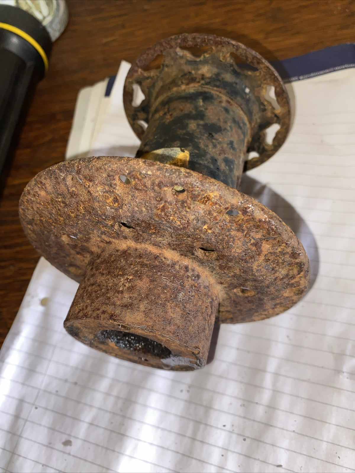 British Triumph Bolt On Type Spool Rear Hub
