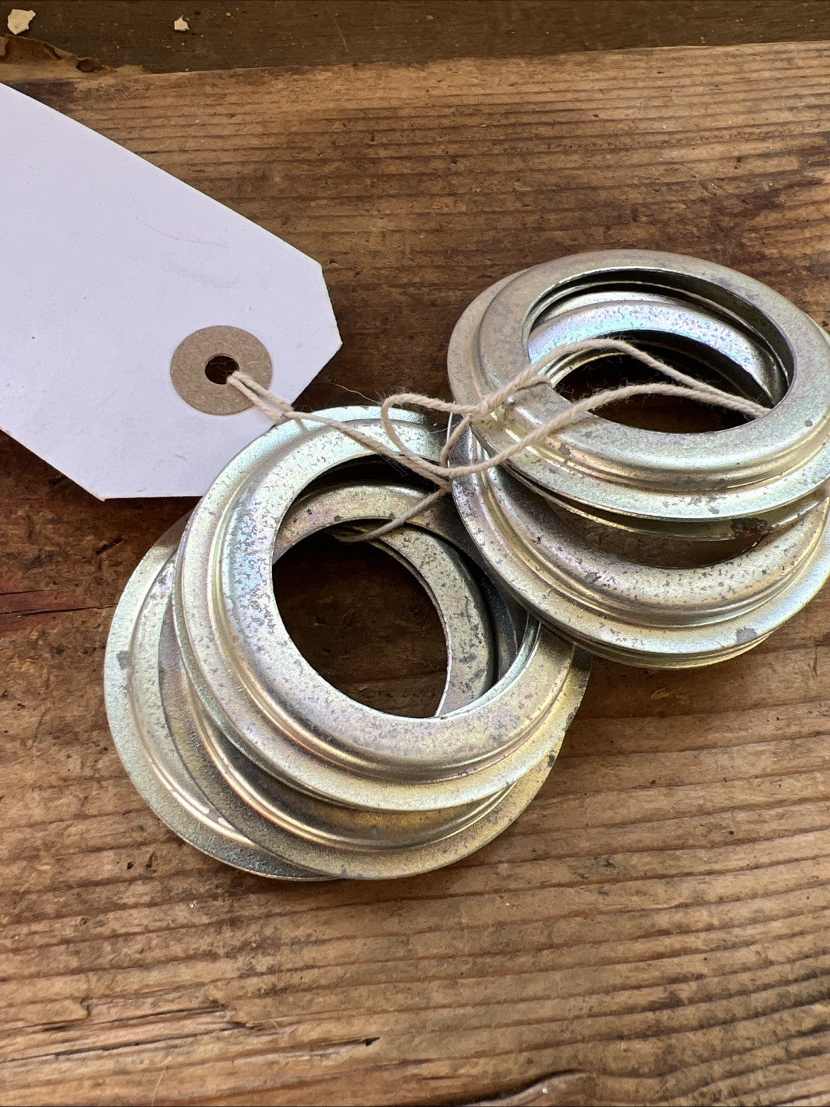 BSA Triumph Steel Bearing Shield x 10 2 1/4” OD  NOS