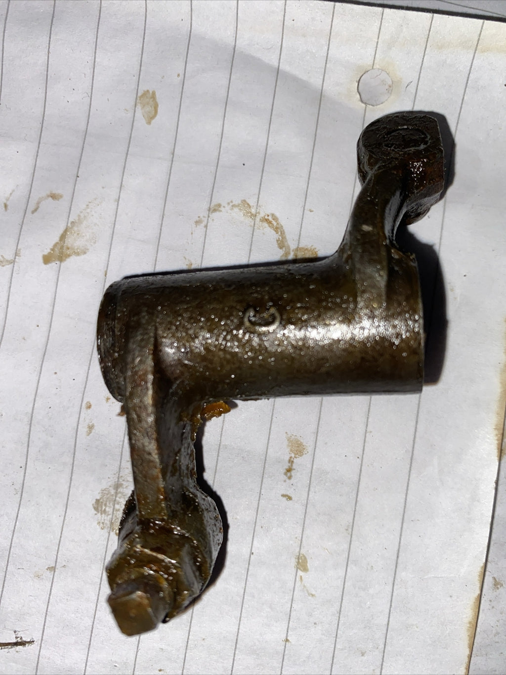 Triumph E1457 Unit 650 Rocker And Adjuster Right H Exhaust Left Inlet