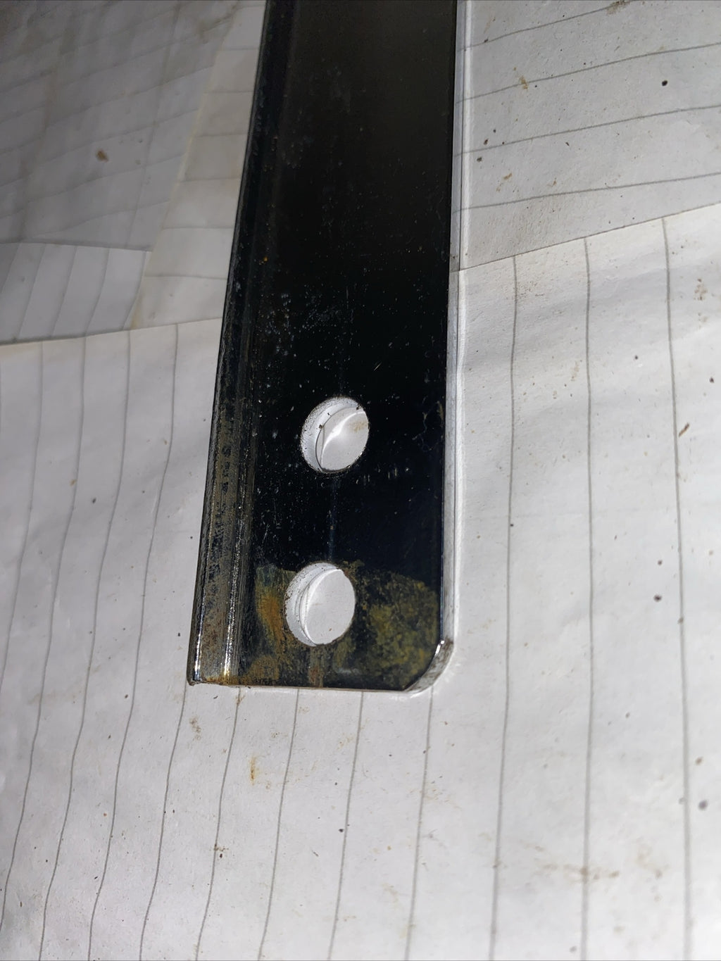 BSA 68-6550 A65 Chrome Mudguard Bracket One Side