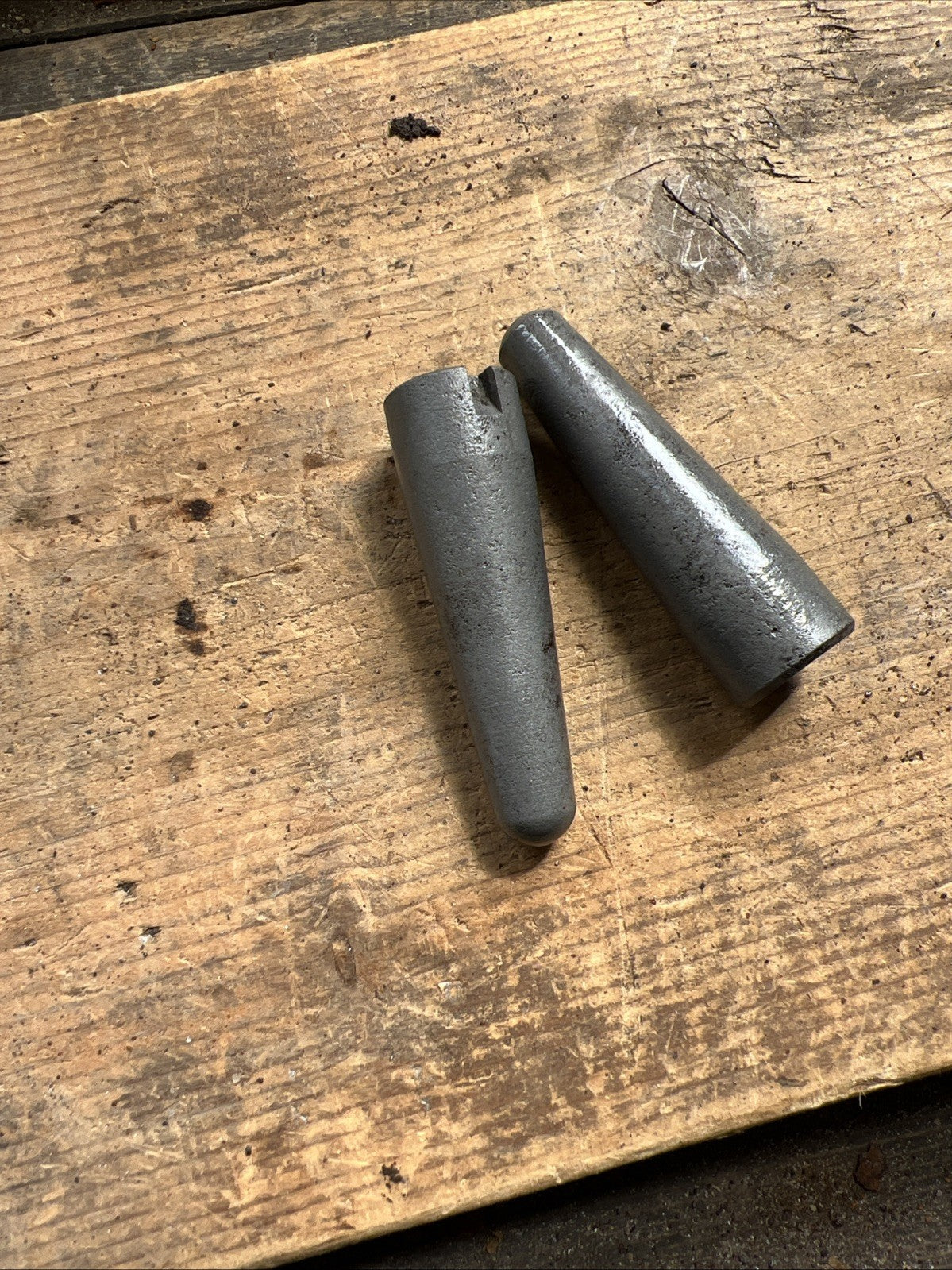 BSA Fork Slider Restrictor Cones Early Type Steel Sliders NOS