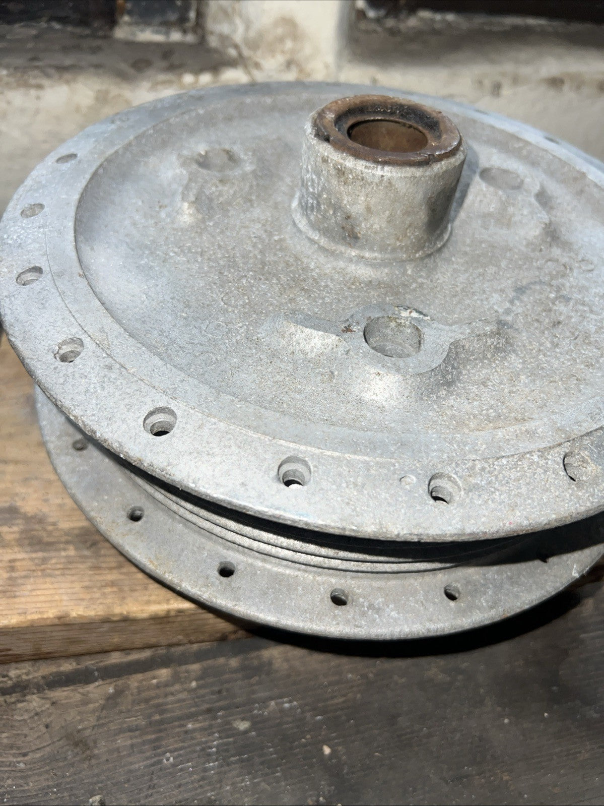 Norton Featherbed Alloy Rear Wheel Hub Bare Good Second Hand