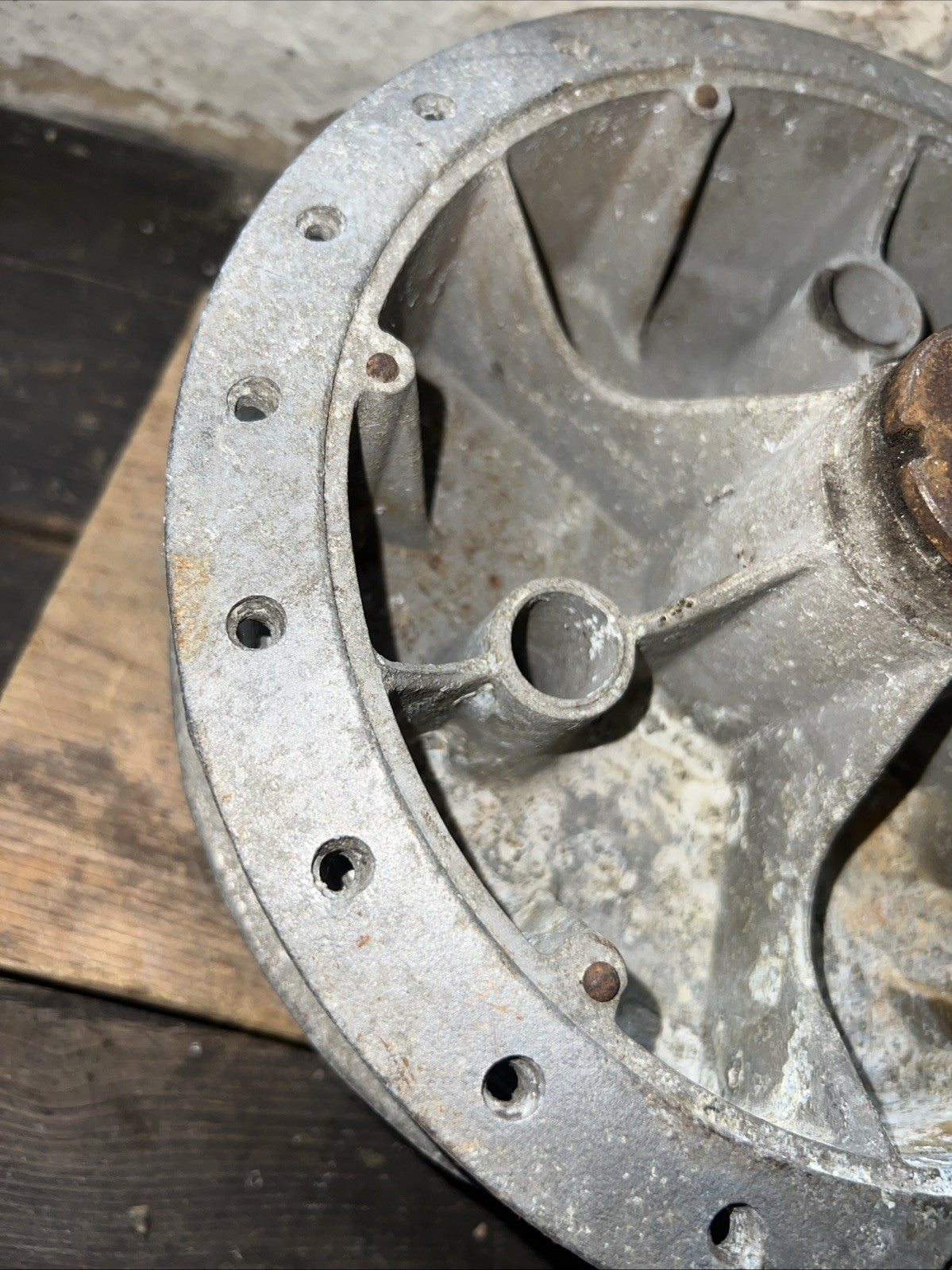 Norton Featherbed Alloy Rear Wheel Hub Bare Good Second Hand