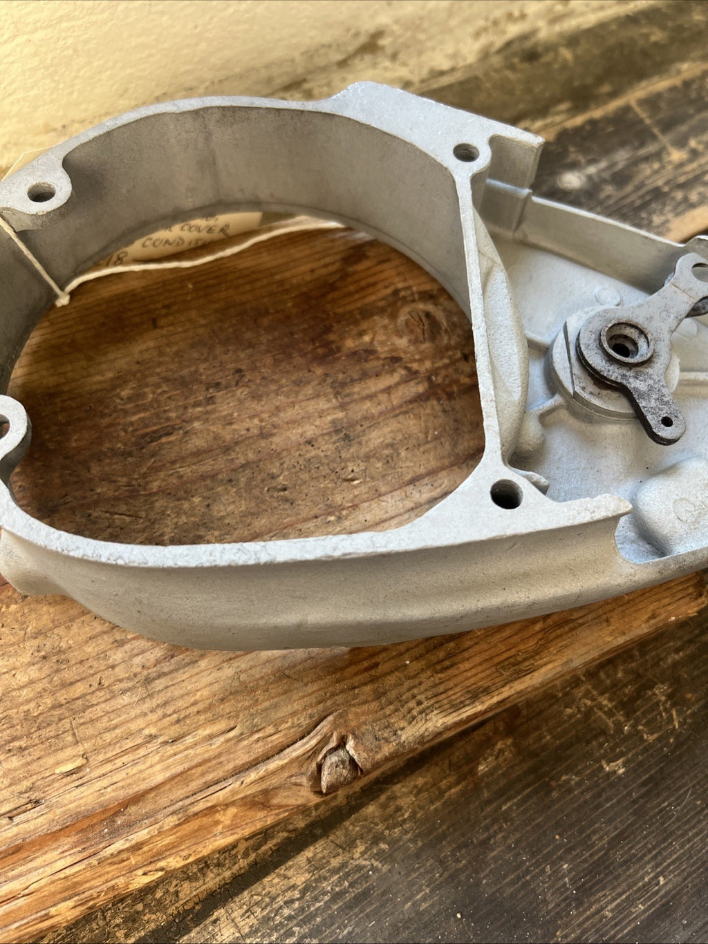 BSA Bantam Left Hand Inner Timing Case With Clutch Lifter Intermediate Type