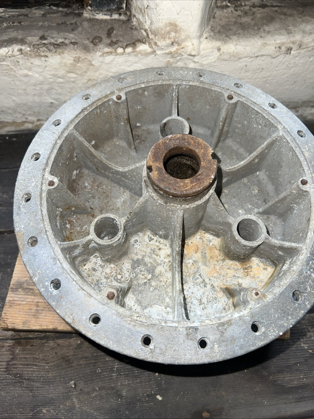 Norton Featherbed Alloy Rear Wheel Hub Bare Good Second Hand
