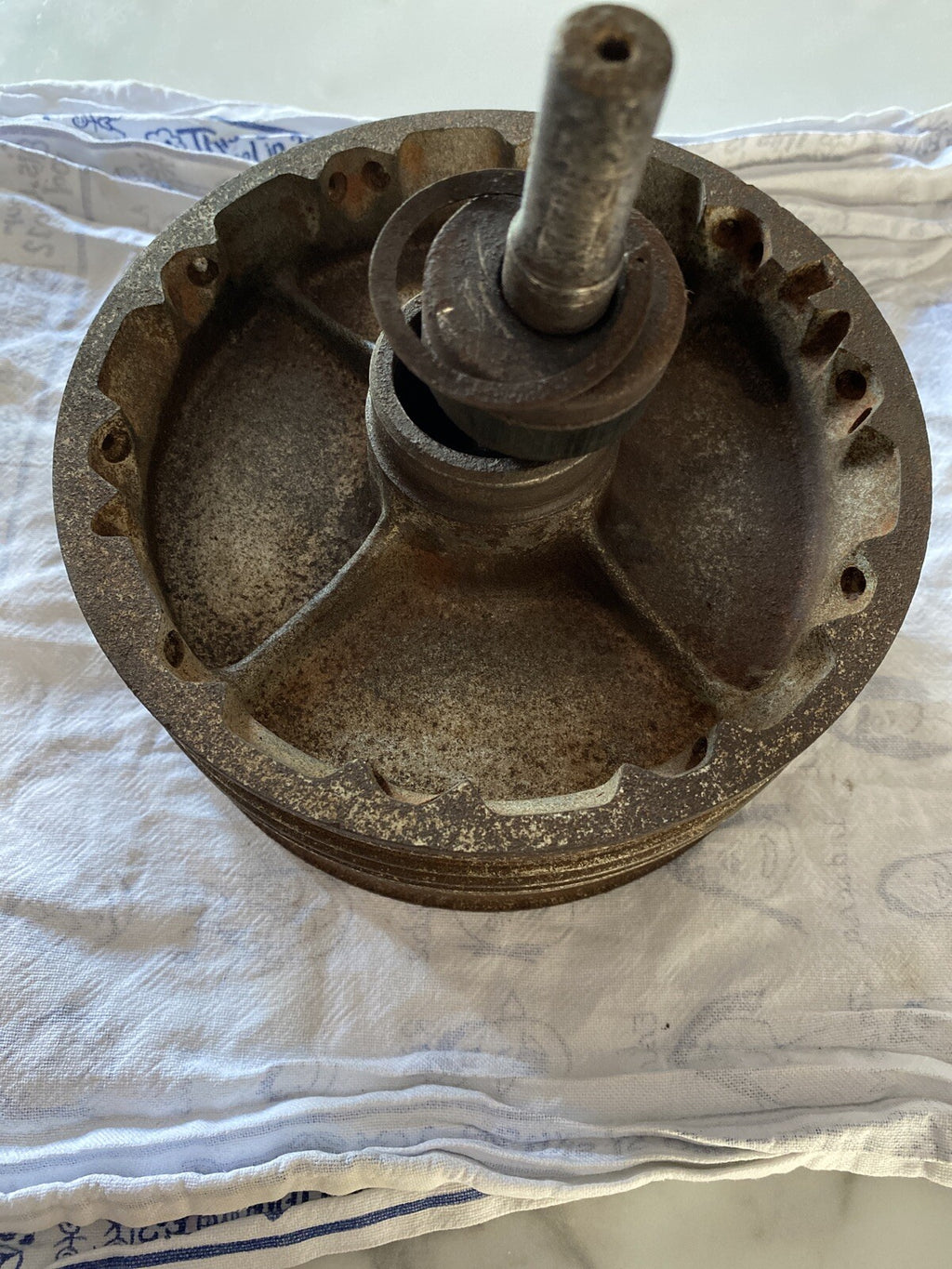 BSA C15 Front Hub With Spindle Classic Bike Motorbike Part