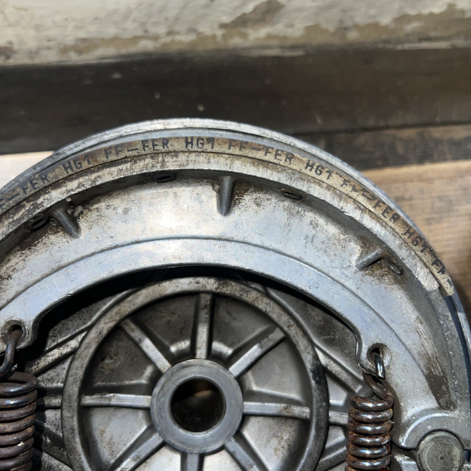 Harley Davidson/Aermachi Alloy Rear Brake Wheel Hub Complete With Brake Plate