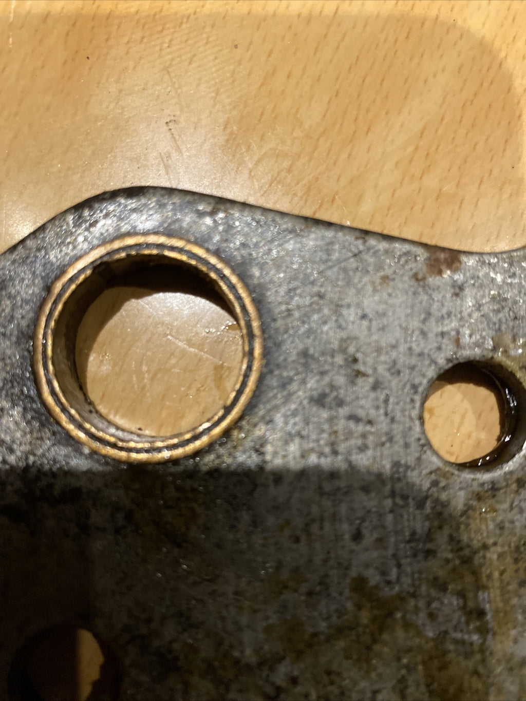 BSA B series M series timing plate classic motorcycle