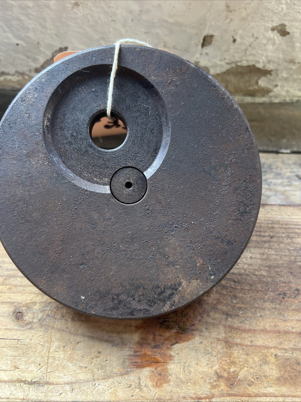 BSA Bantam D1 Etc Early Crank Shaft Wheels With Good Shafts