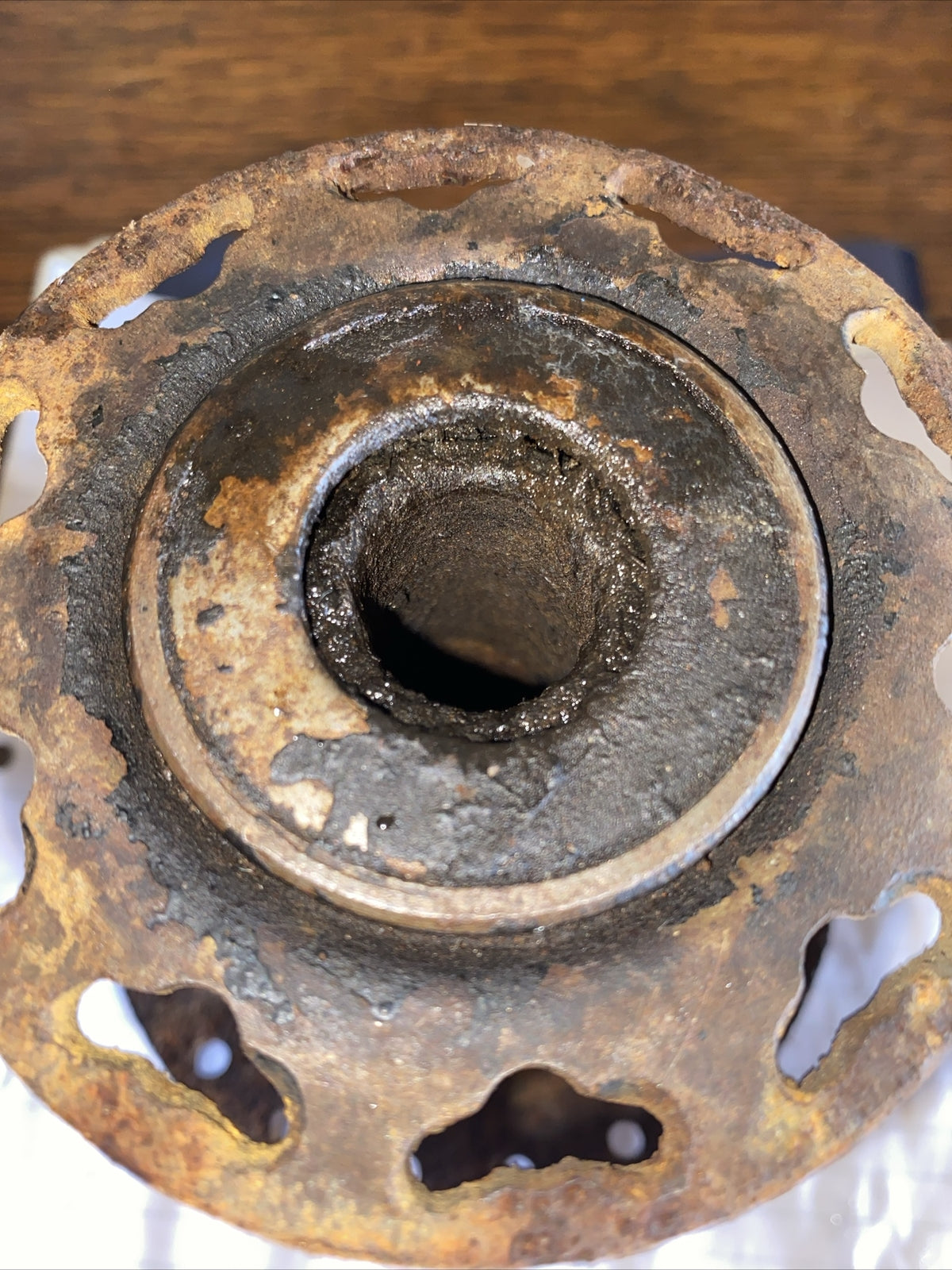 British Triumph Bolt On Type Spool Rear Hub