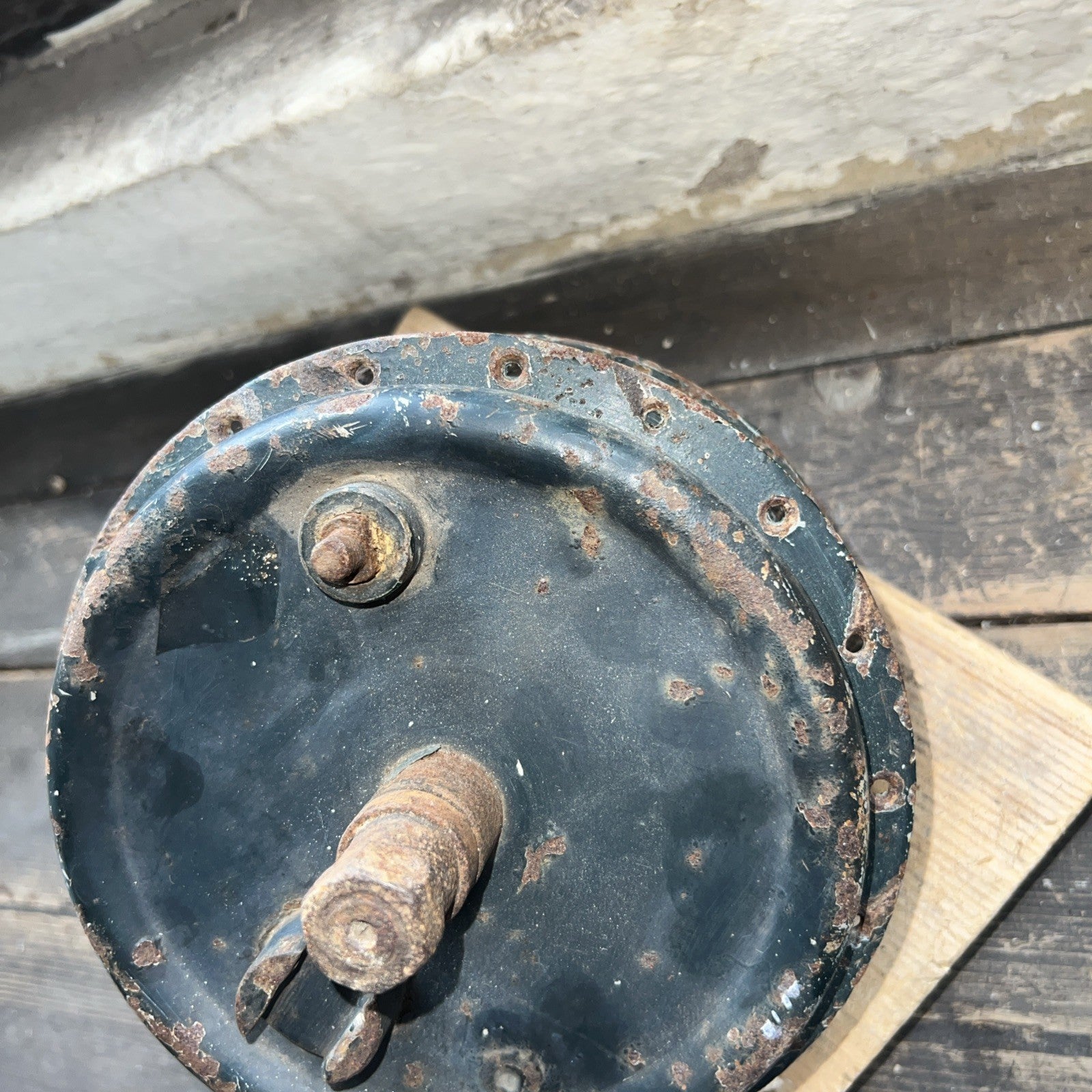 Villiers AMC 250 Front Hub 6” Brake Complete Full Width