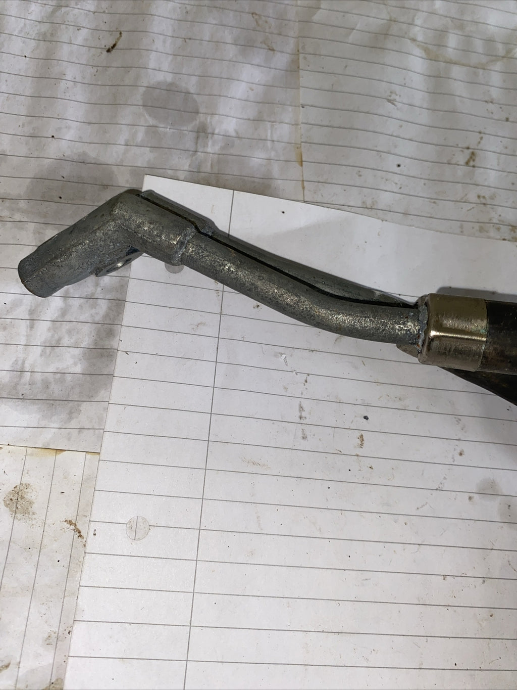 Norton  Main Feed And Return Pipes With Junction And Rubber Pipes