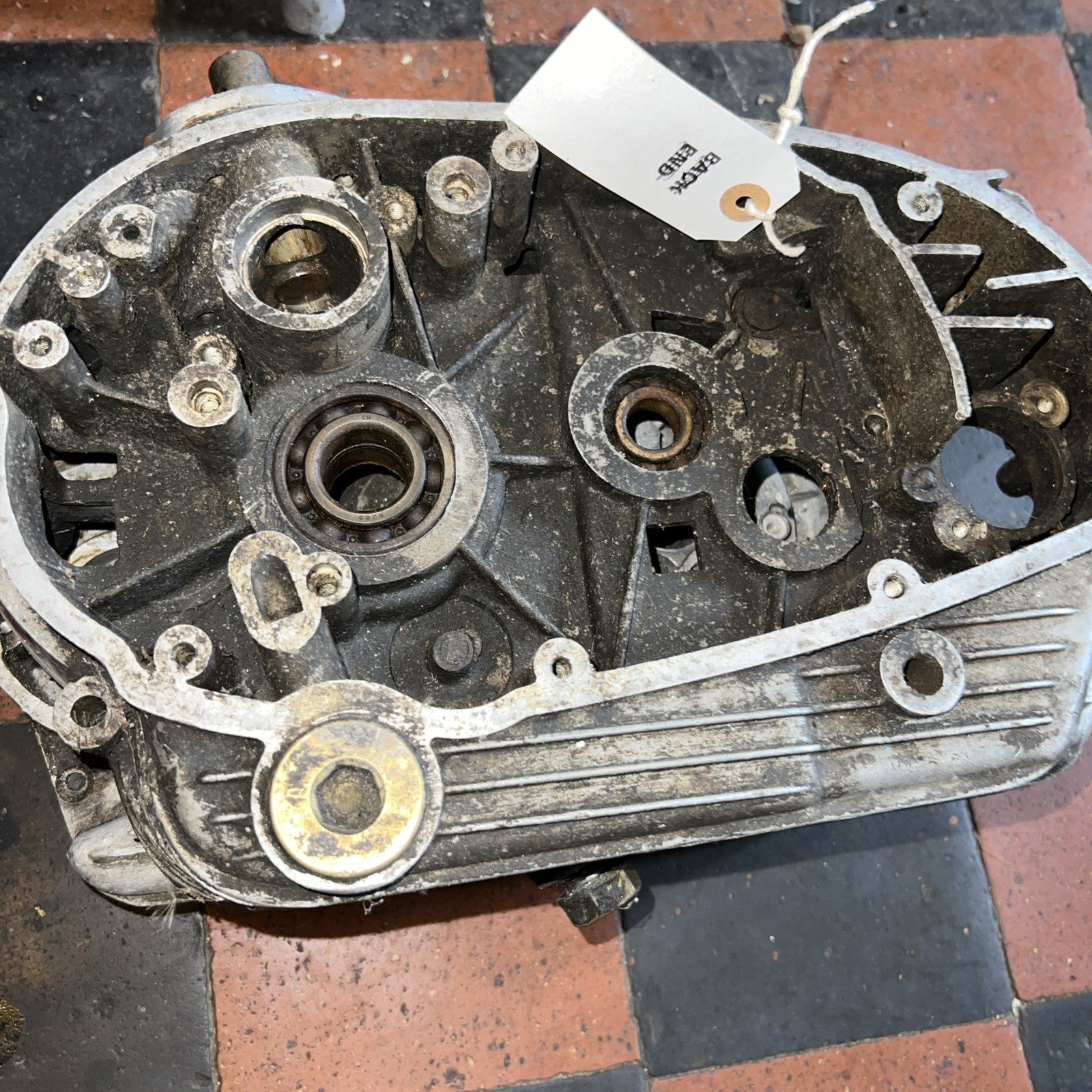 Italian MV Remains Of Bottom End In Bits Single Cylinder Push Rod Type