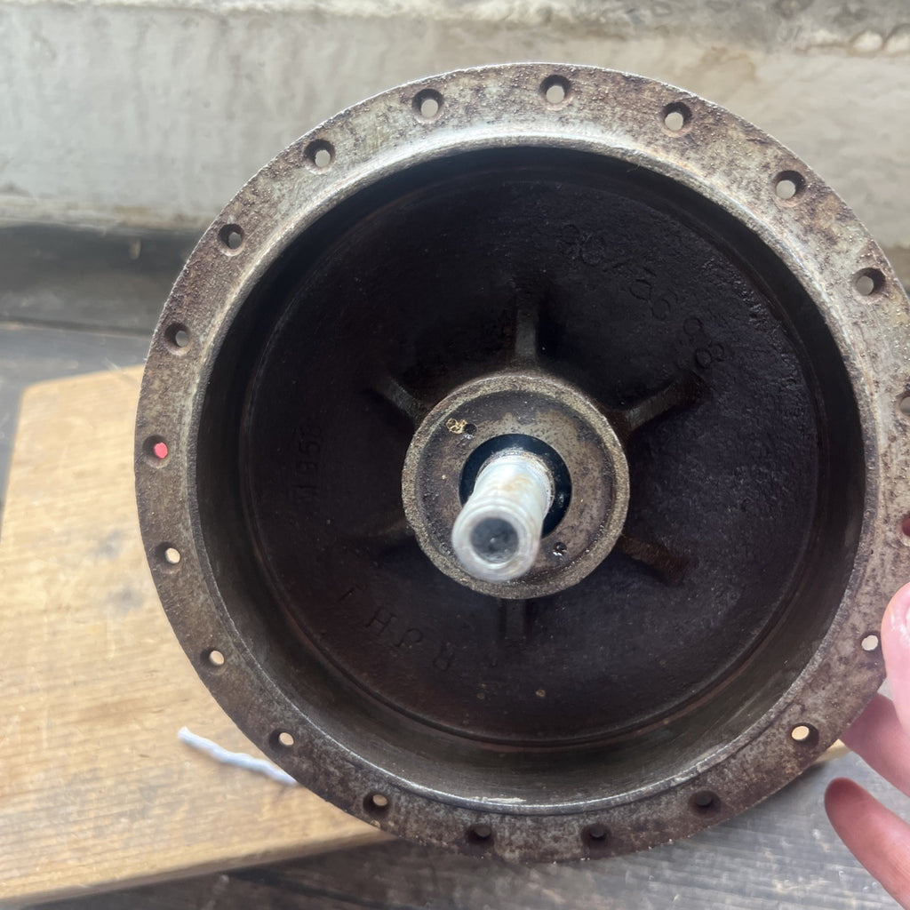 BSA Bantam D14 Late Full Width Front Hub With Spindle Assembly