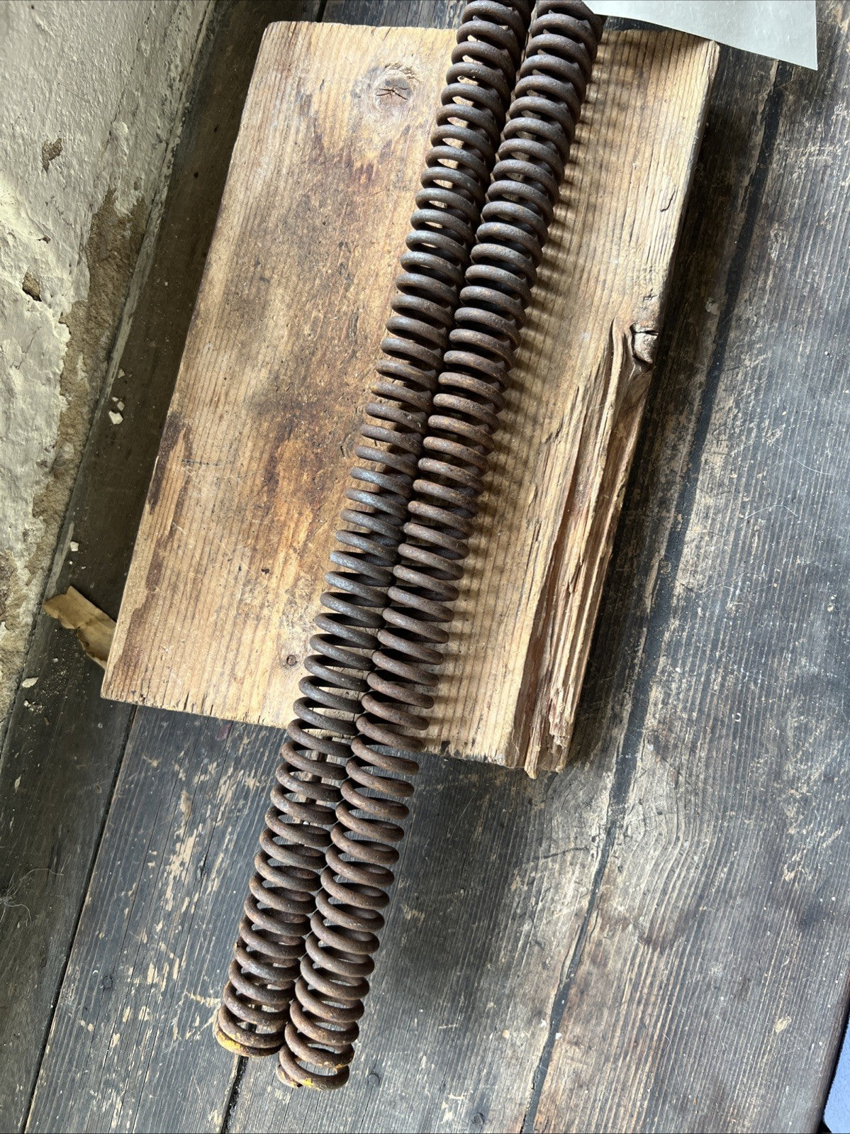 BSA C15 Internal Fork Springs Code Yellow NOS