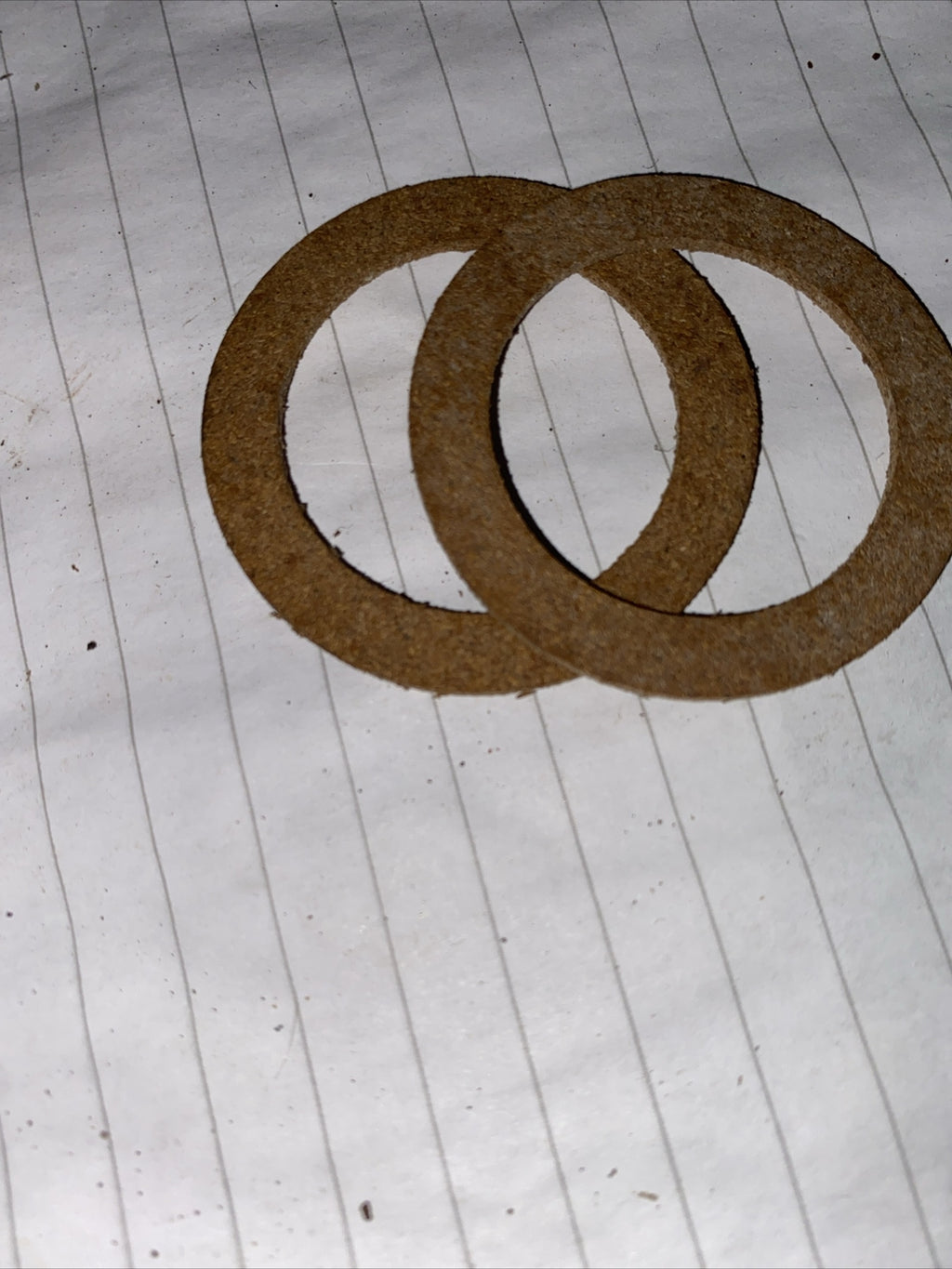 Triumph 650 Units Pre Oil In Frame Fork Abutment Cork Washers