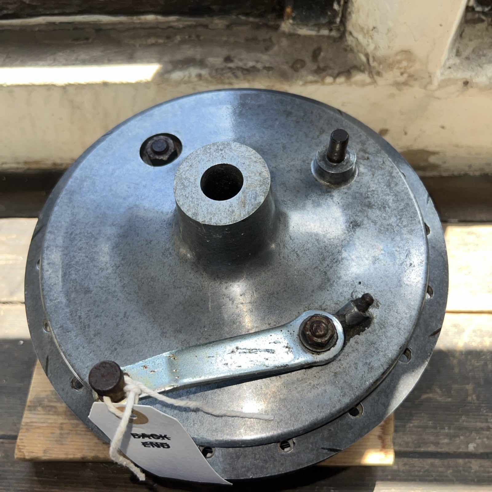 Harley Davidson/Aermachi Alloy Rear Brake Wheel Hub Complete With Brake Plate