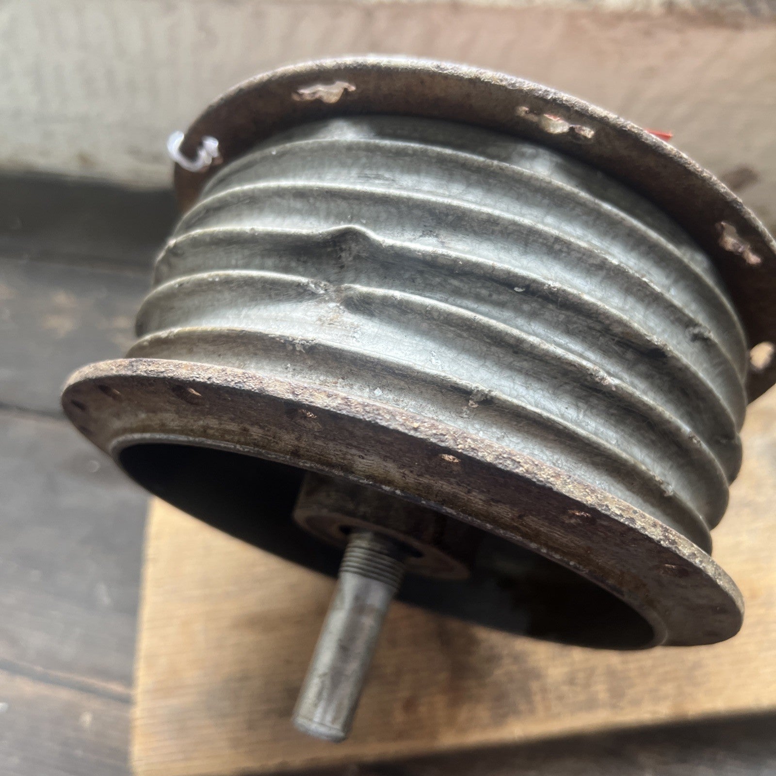 BSA Bantam D14 Late Full Width Front Hub With Spindle Assembly