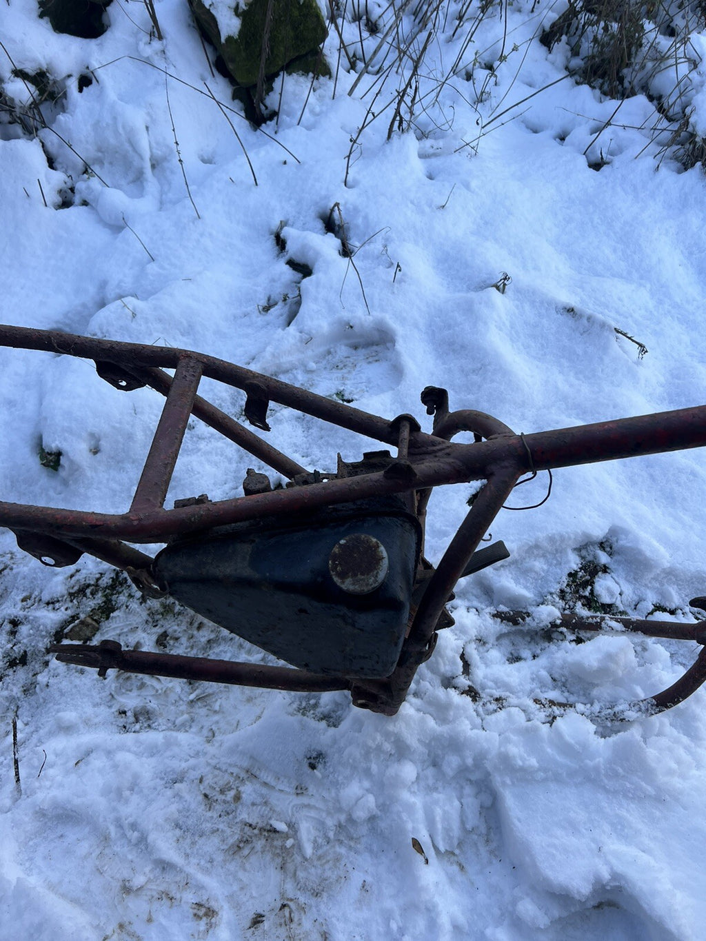 BSA Starfire Frame With Oil Tank
