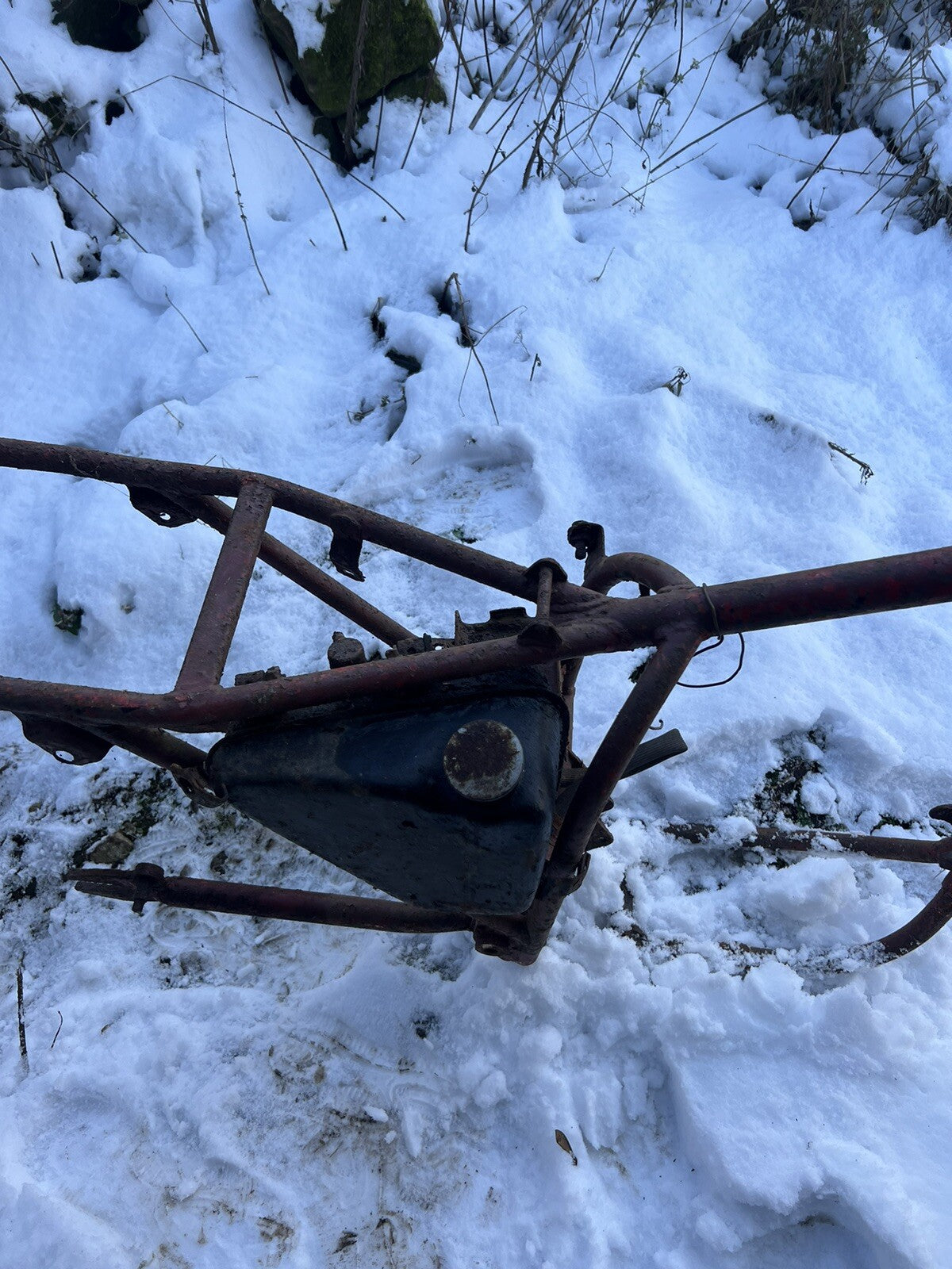 BSA Starfire Frame With Oil Tank