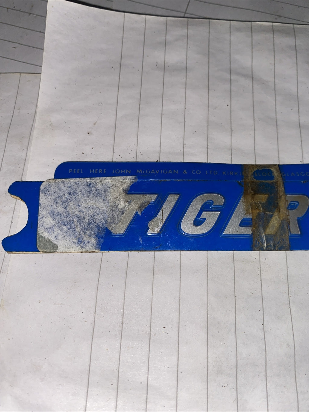Triumph Tiger 750 Blue Side Panel Decals