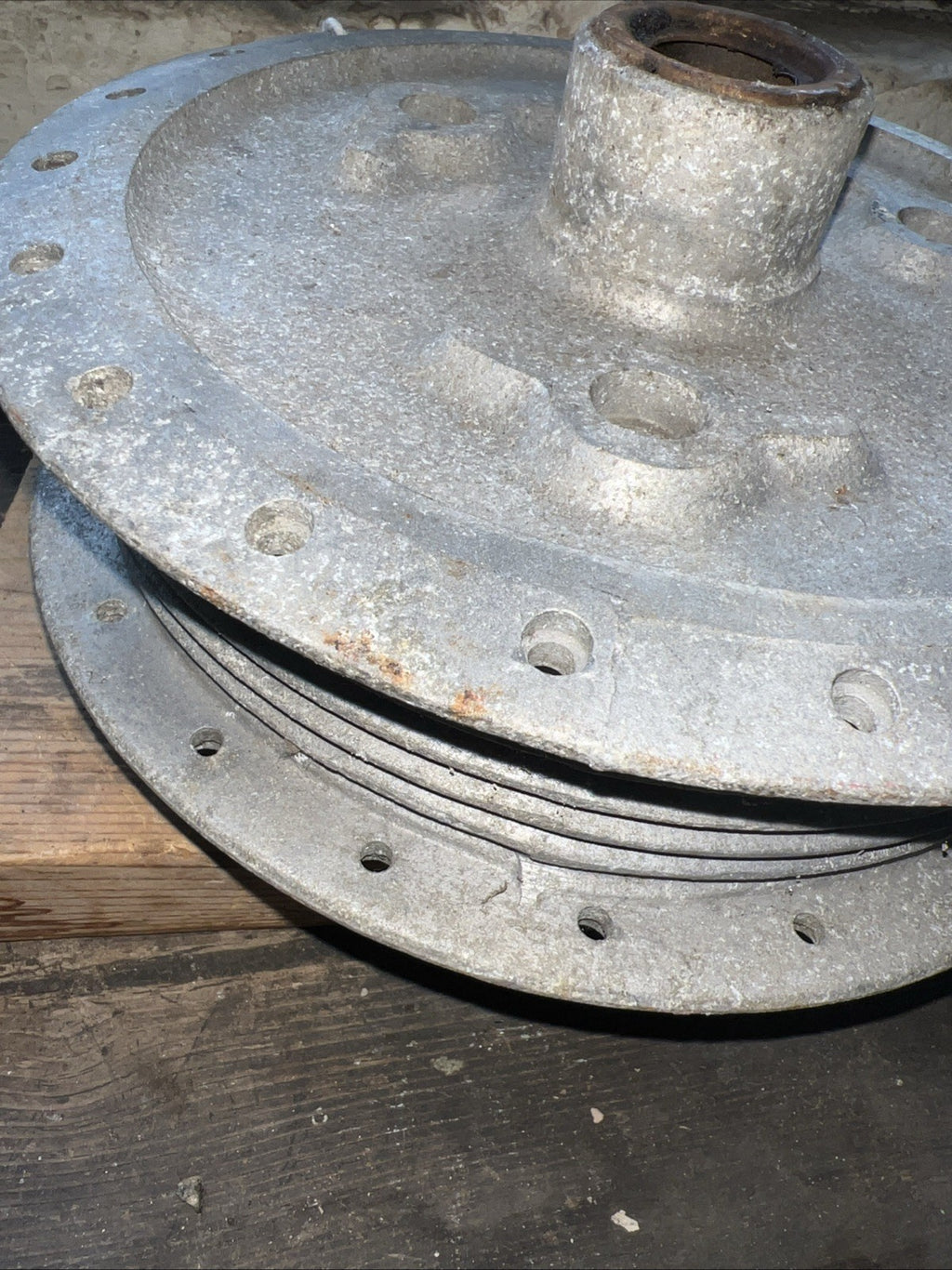 Norton Featherbed Alloy Rear Wheel Hub Bare Good Second Hand
