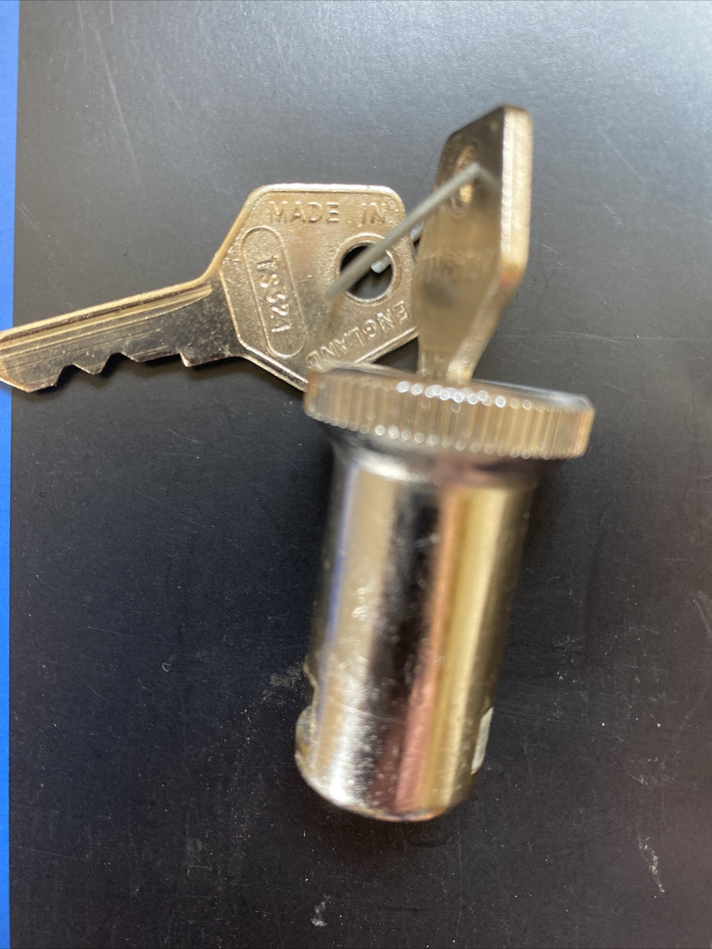 Toolbox lock and keys