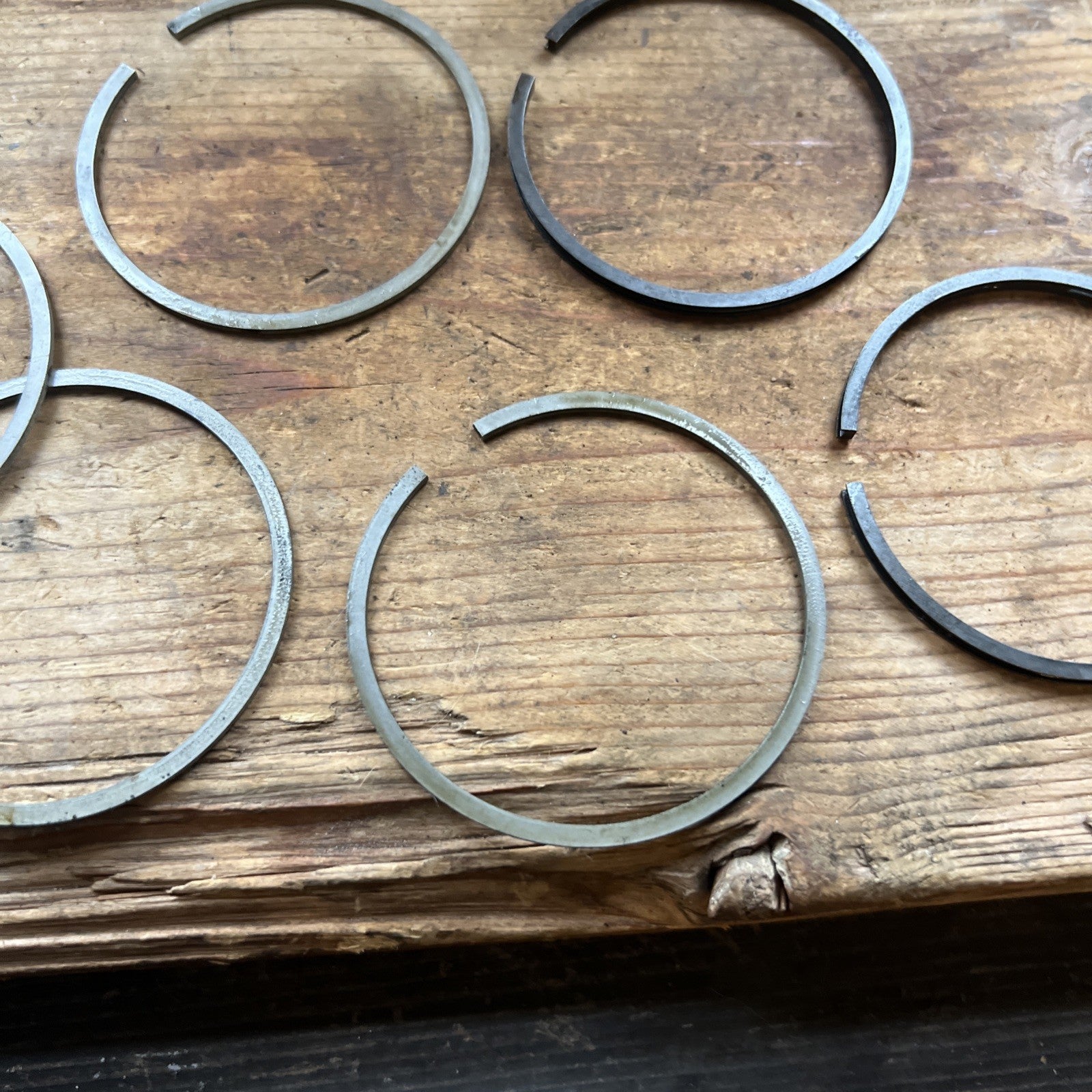 BSA A7 Swinging Arm + 40 Piston Full Ring Set 67mm Twin Cylinder NOS
