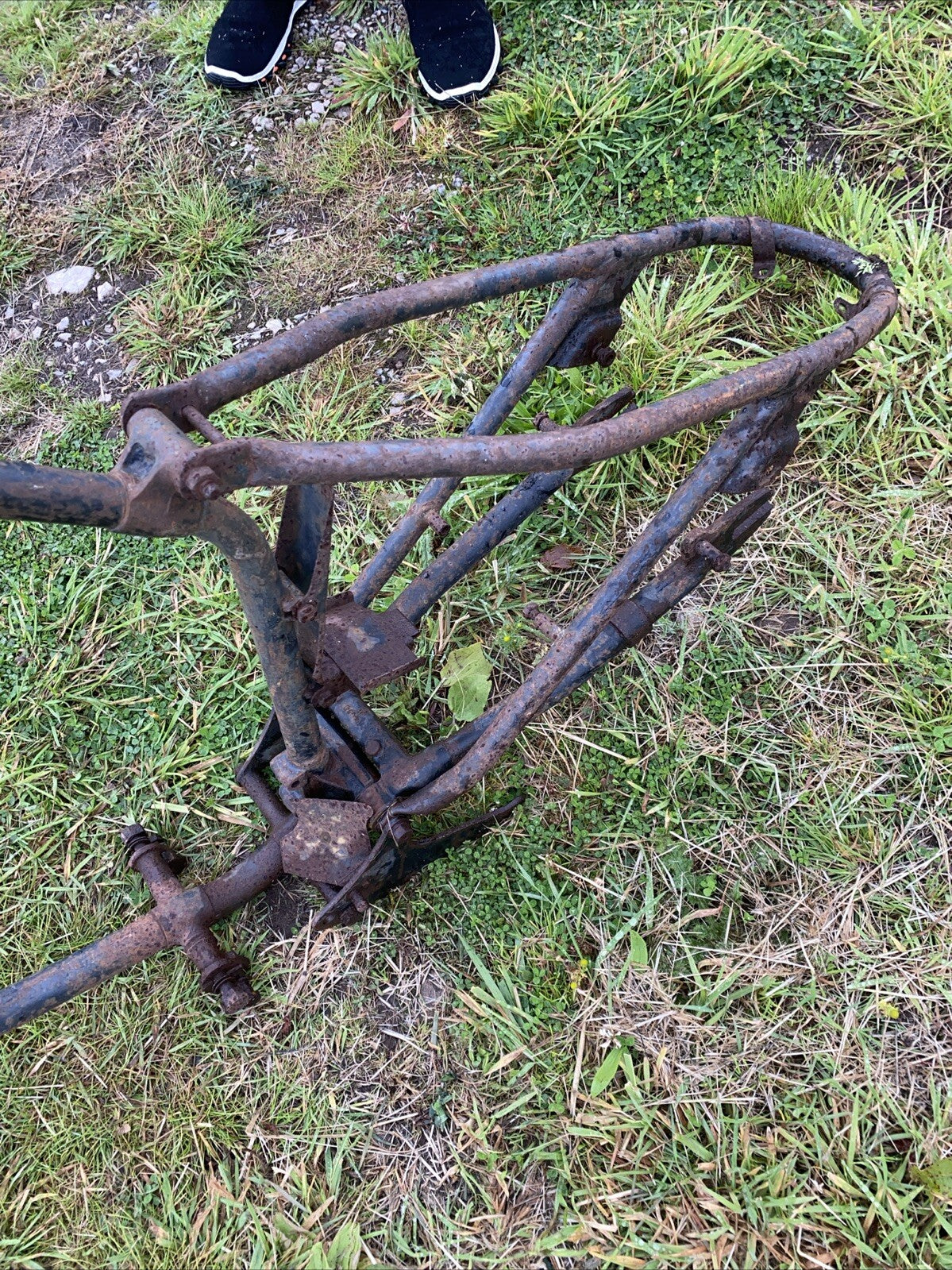 BSA D7 Frame With Swinging Arm And Subframe