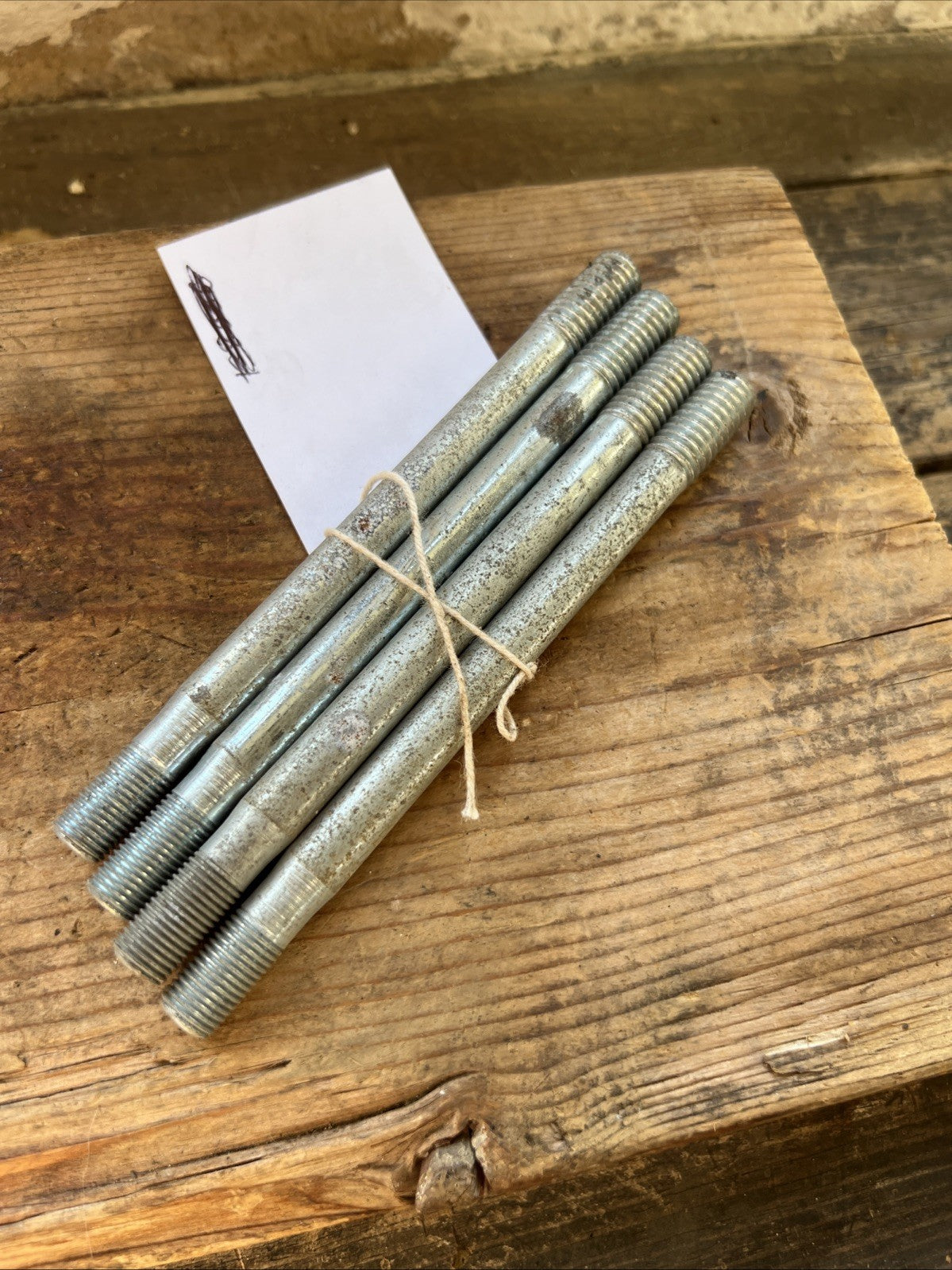 BSA B25 Cylinder Barrel Studs 5 1/2” Length 40-0865 NOS