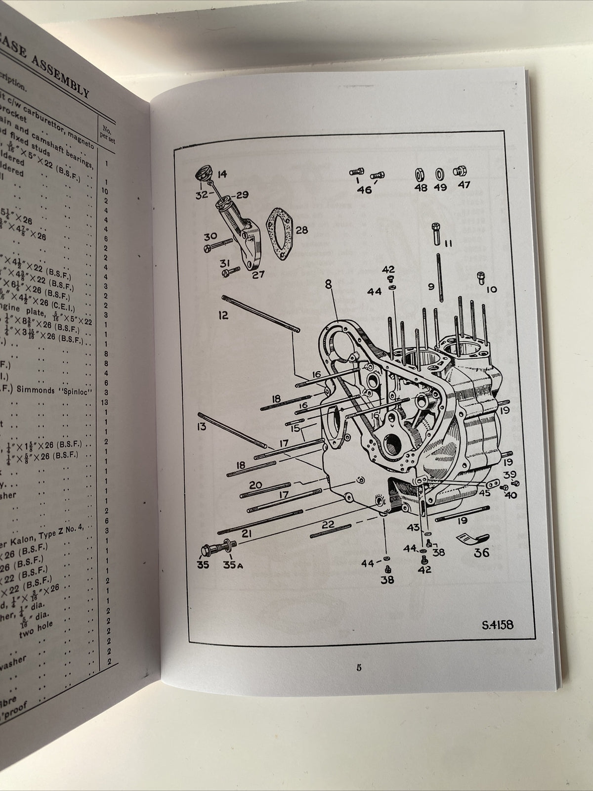 Motorcycle Royal enfield constellation spare & replacement parts manual book