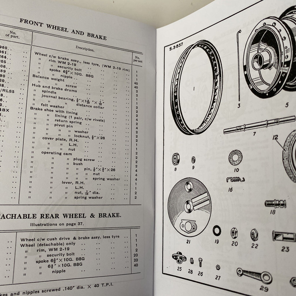 motorcycle Royal enfield “Constellation” spare &replacement parts manual