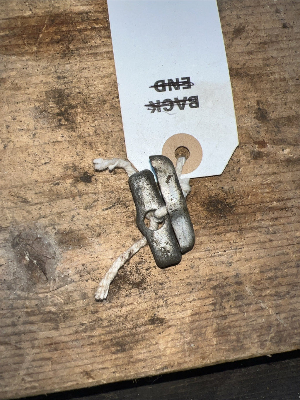 BSA Beagle Rear Wheel Chain Adjuster Caps New Old Stock 90-6084