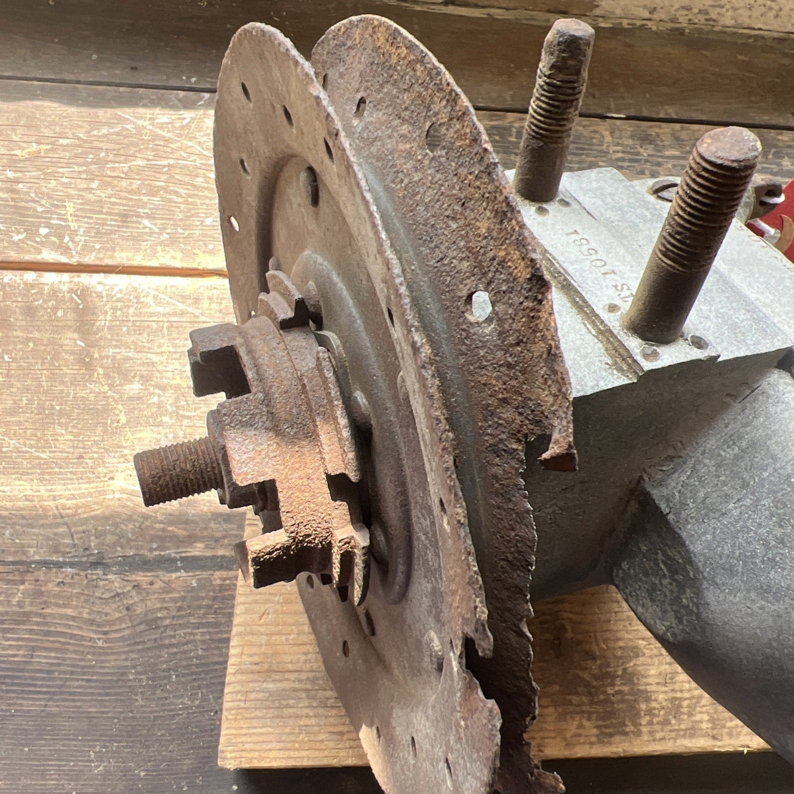 Pre War Sturmey Archer Gearbox Marked TS10581 With Kickstart Shaft