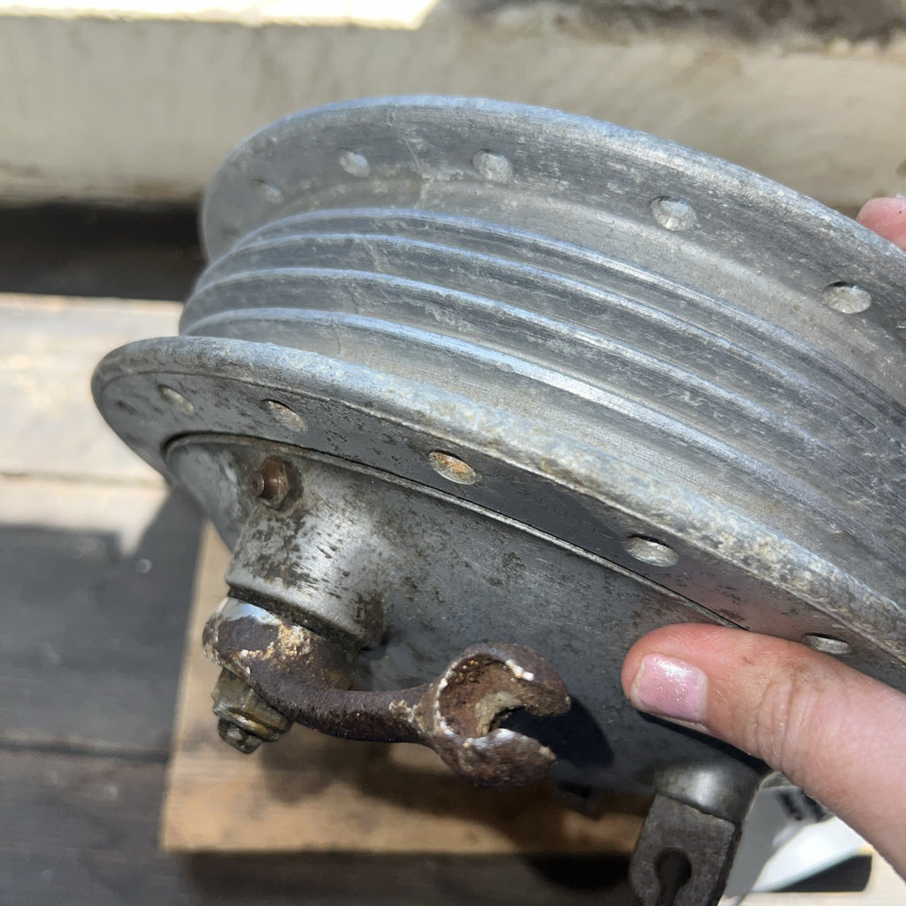 Ariel BSA Full Width Alloy Front Hub Complete With Brake