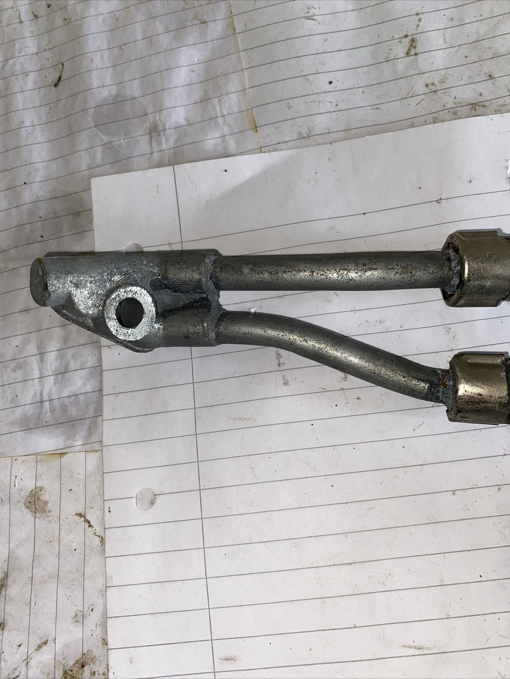 Norton  Main Feed And Return Pipes With Junction And Rubber Pipes